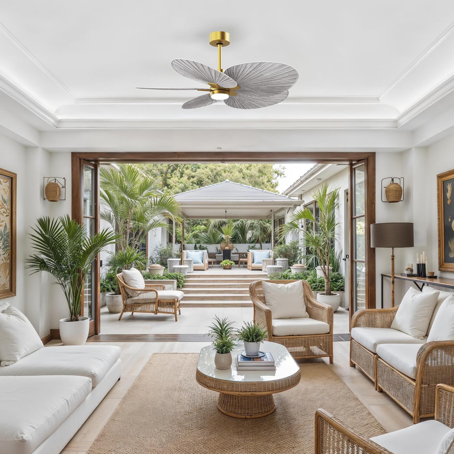 Shown in Brushed Brass finish