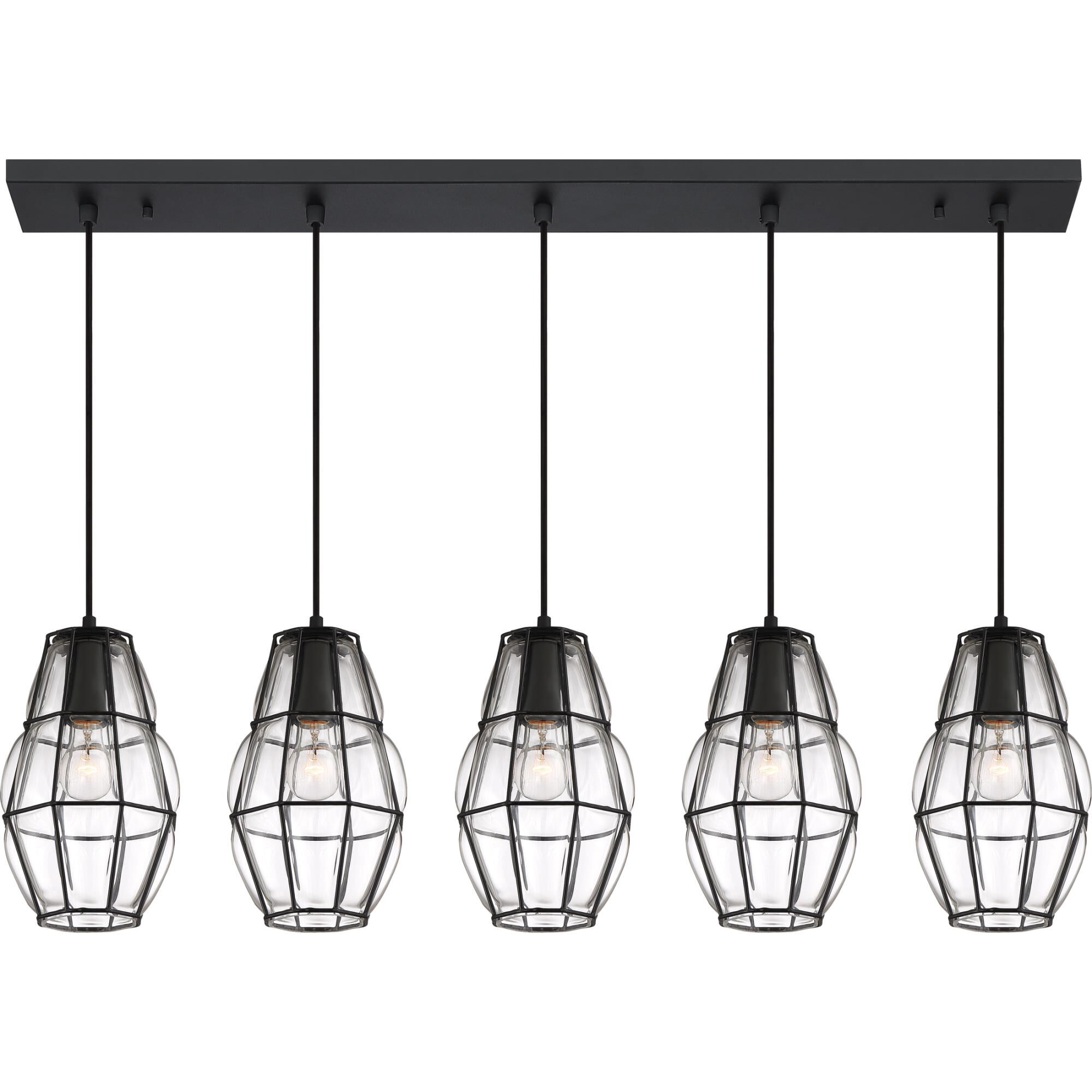 44 Inch 5 Light Linear Suspension Light by Quoizel
