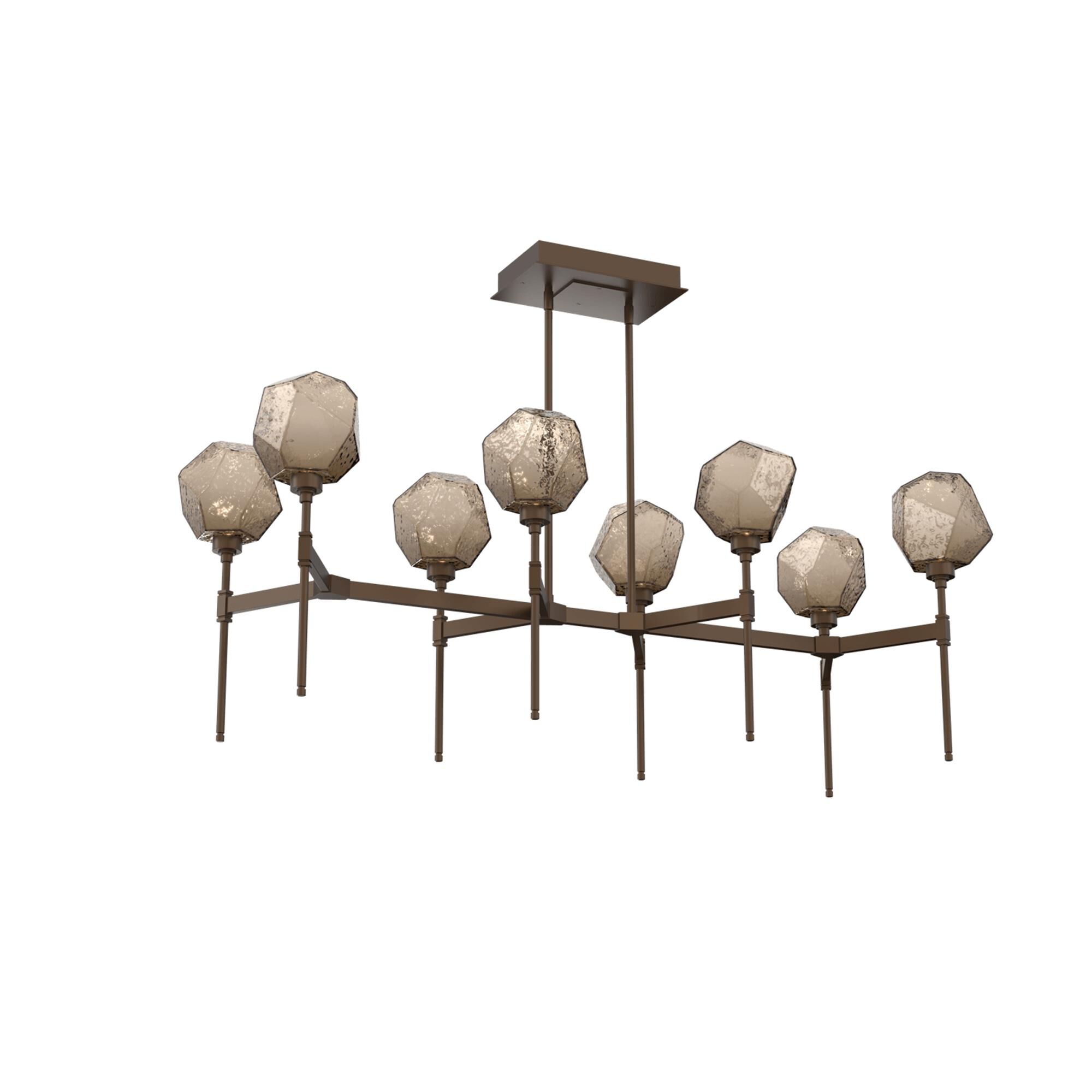 Shown in Flat Bronze finish and Bronze glass