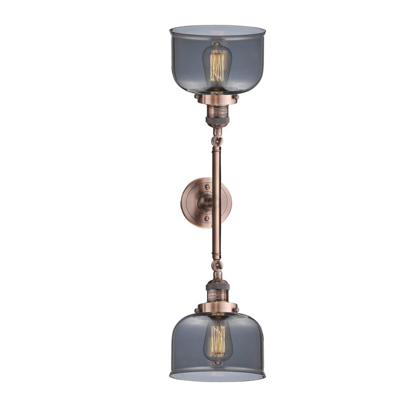 Bruno Marashlian Large Bell 19 Inch 2 Light Bath Vanity Light by Innovations Lighting