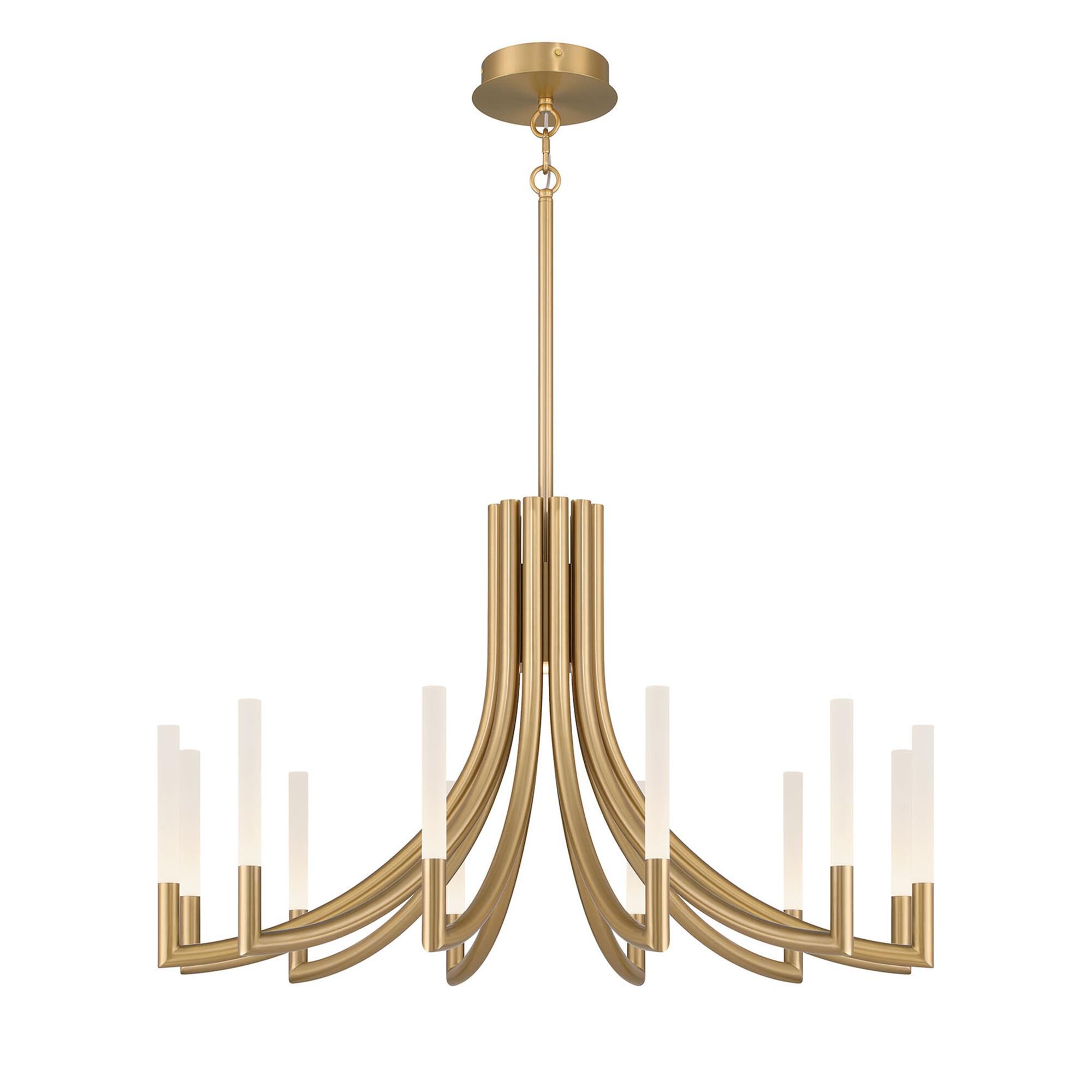 Shown in Gold finish and Frosted Acrylic glass