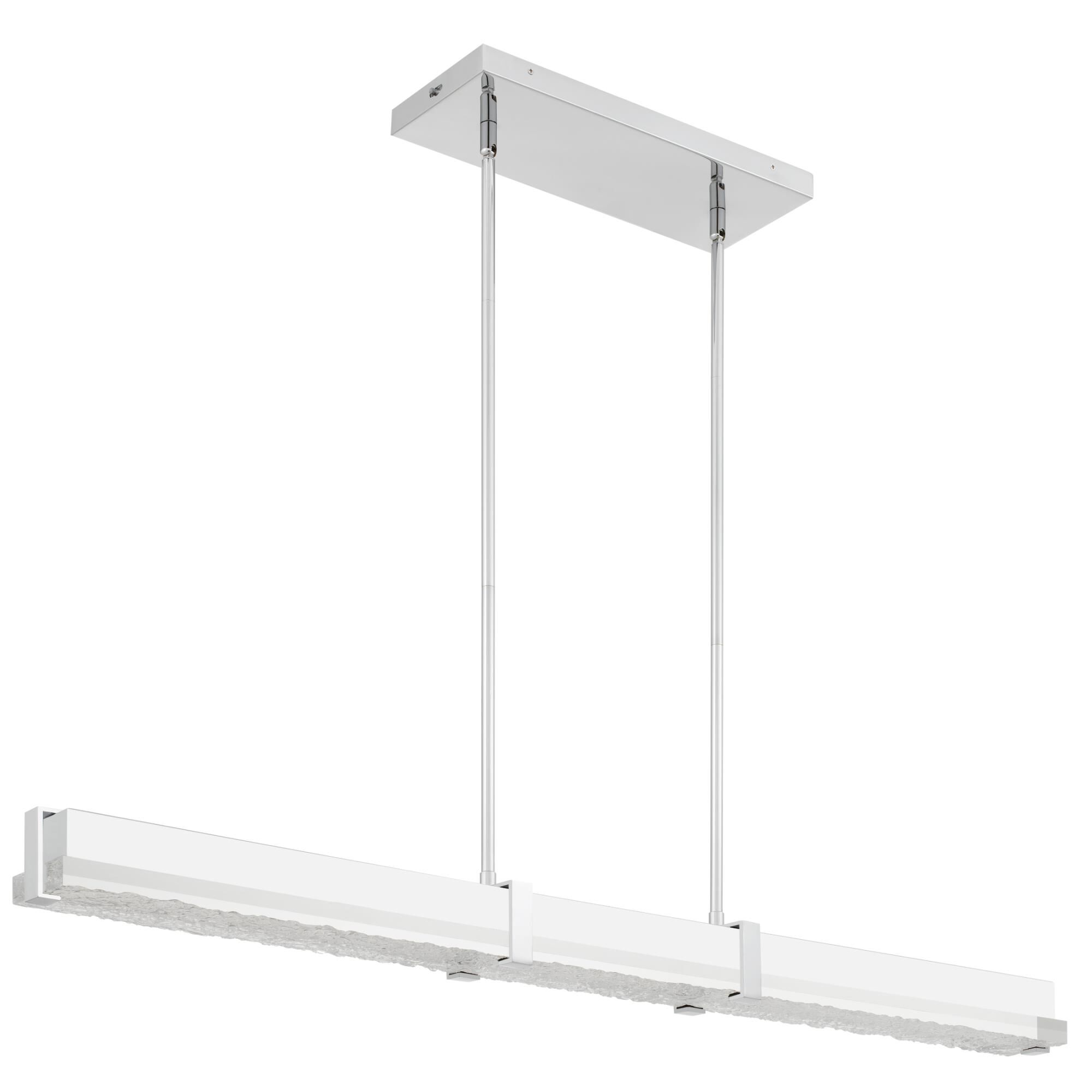 Shown in Polished Chrome finish and Textured Acrylic shade