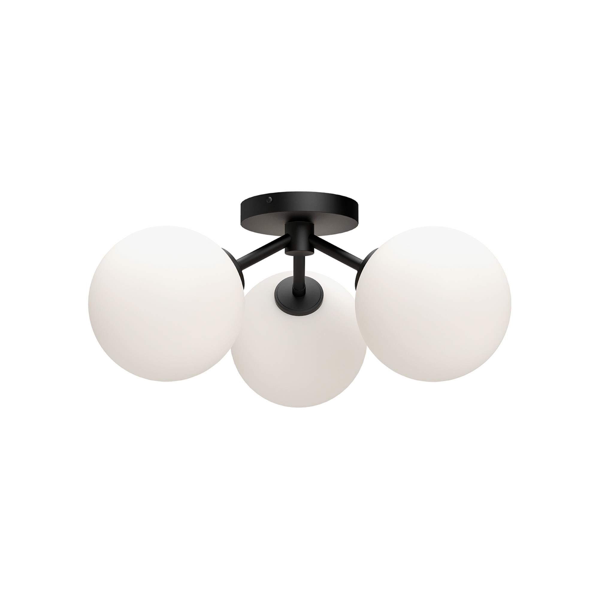 Shown in Matte Black finish and Opal Matte glass