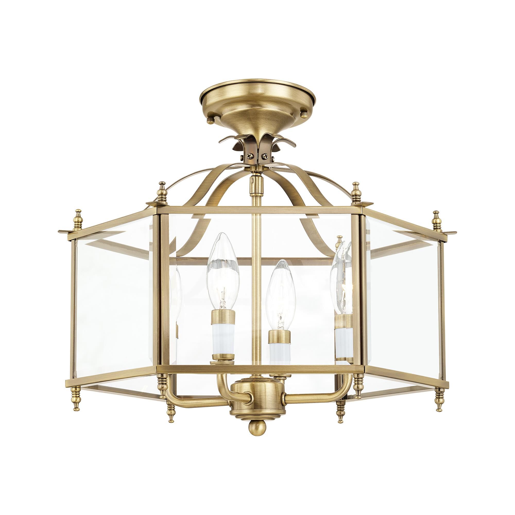 Shown in Antique Brass finish