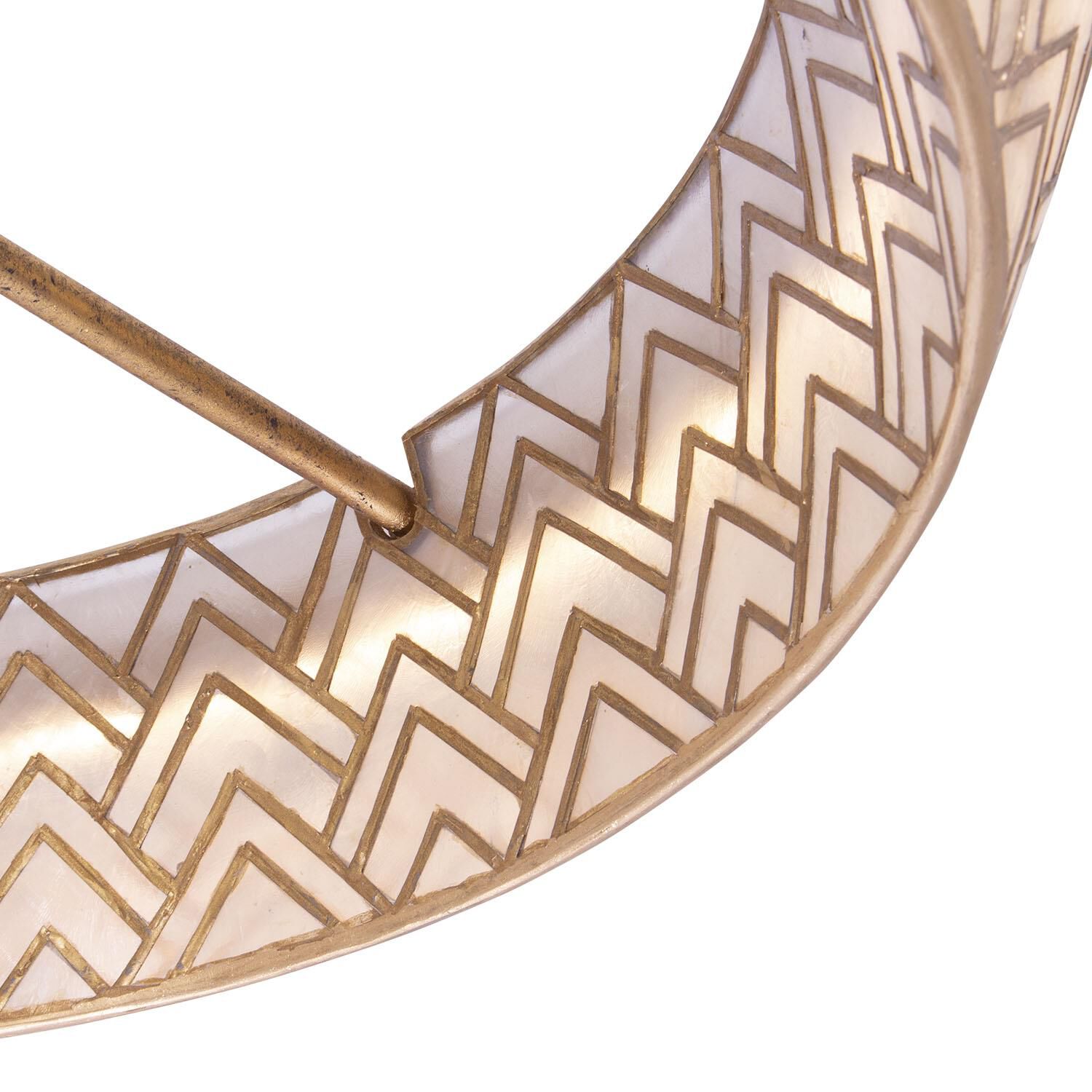 Shown in Oxidized Gold Leaf finish