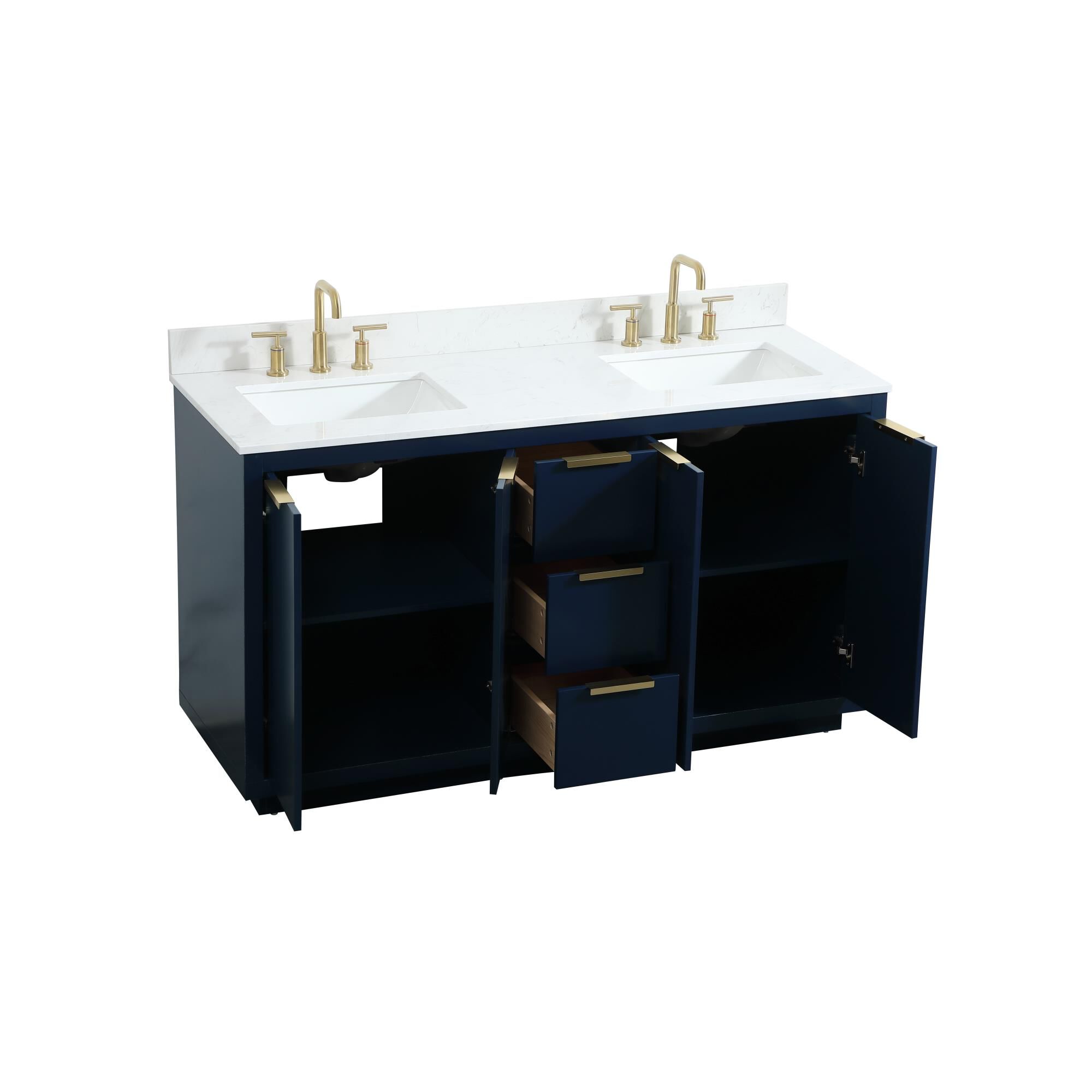 Shown in Blue finish