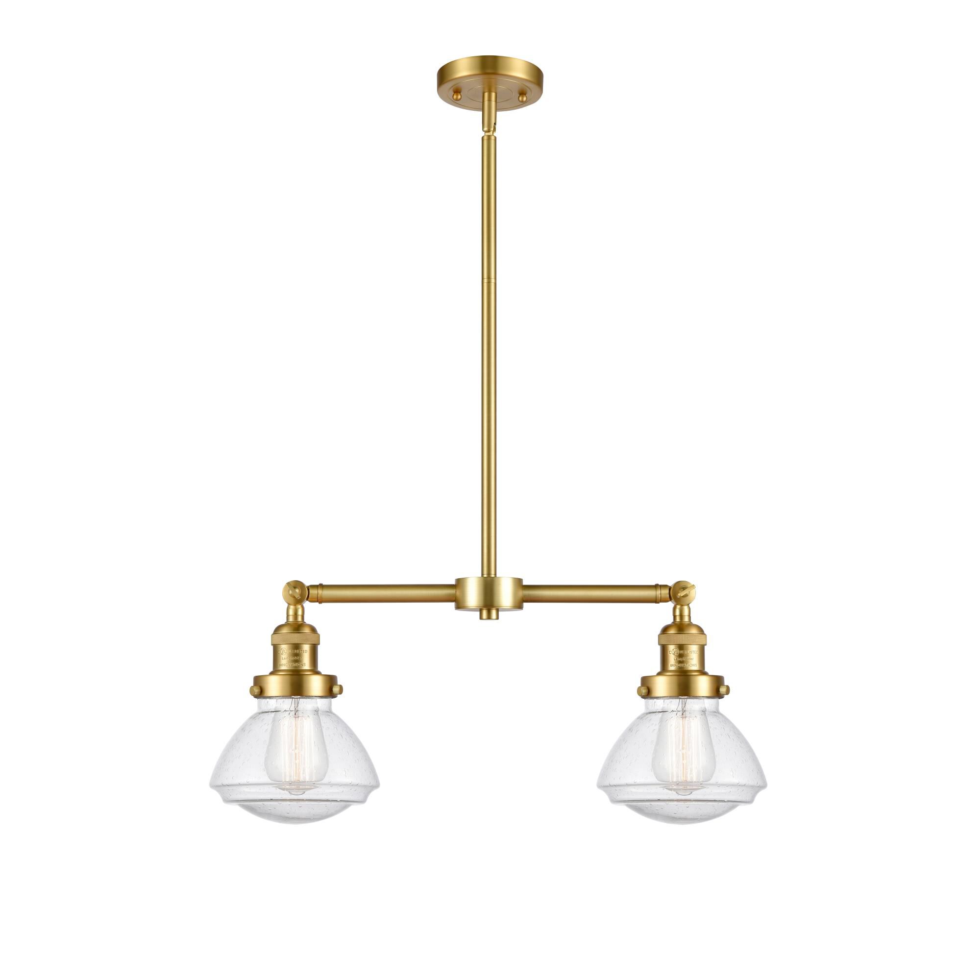 Bruno Marashlian Olean 21 Inch 2 Light Mini Chandelier by Innovations Lighting