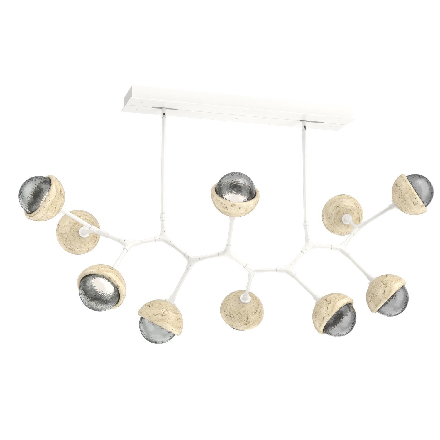 Levi Wilson Cabochon 56 Inch Linear Suspension Light by Hammerton Studio