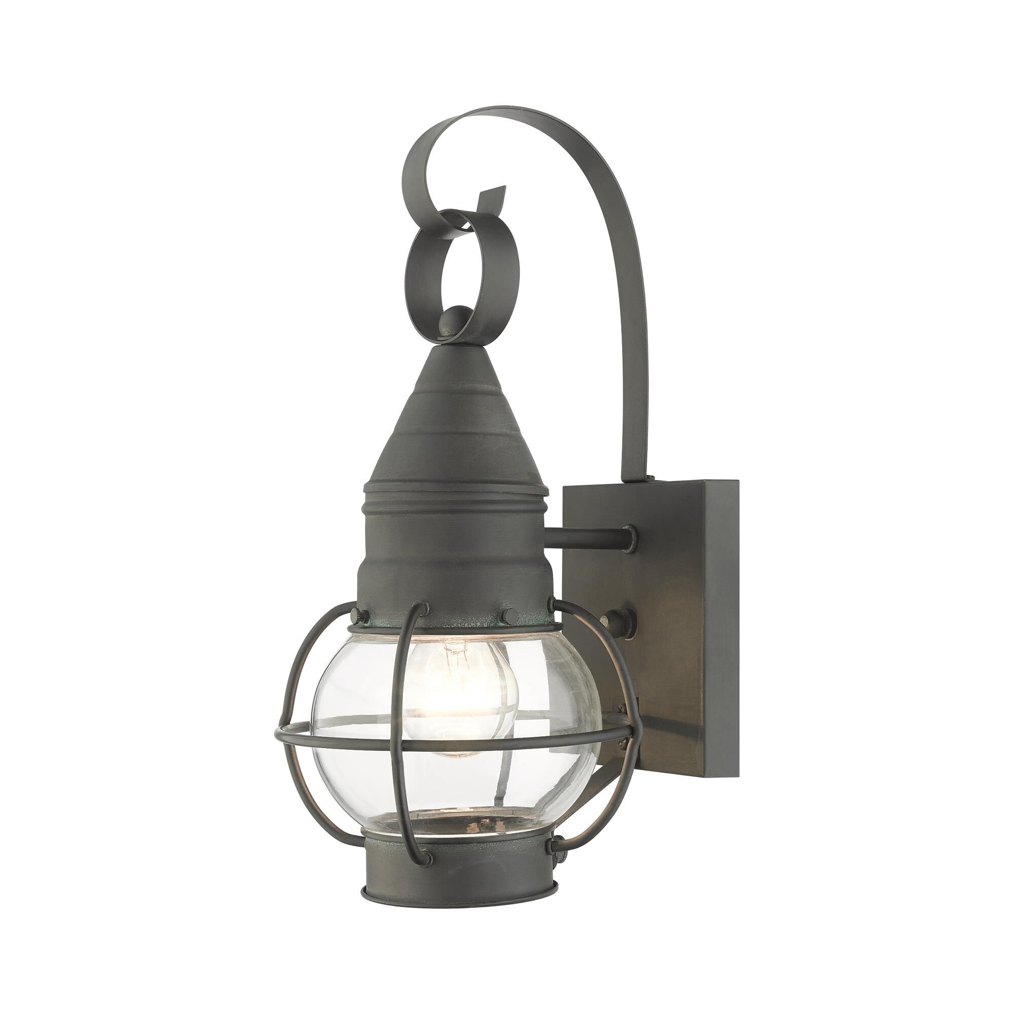 Livex Lighting Newburyport 13 Inch Tall Outdoor Wall Light