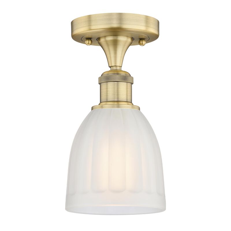 Bruno Marashlian Brookfield 5 Inch 1 Light Semi Flush Mount by Innovations Lighting