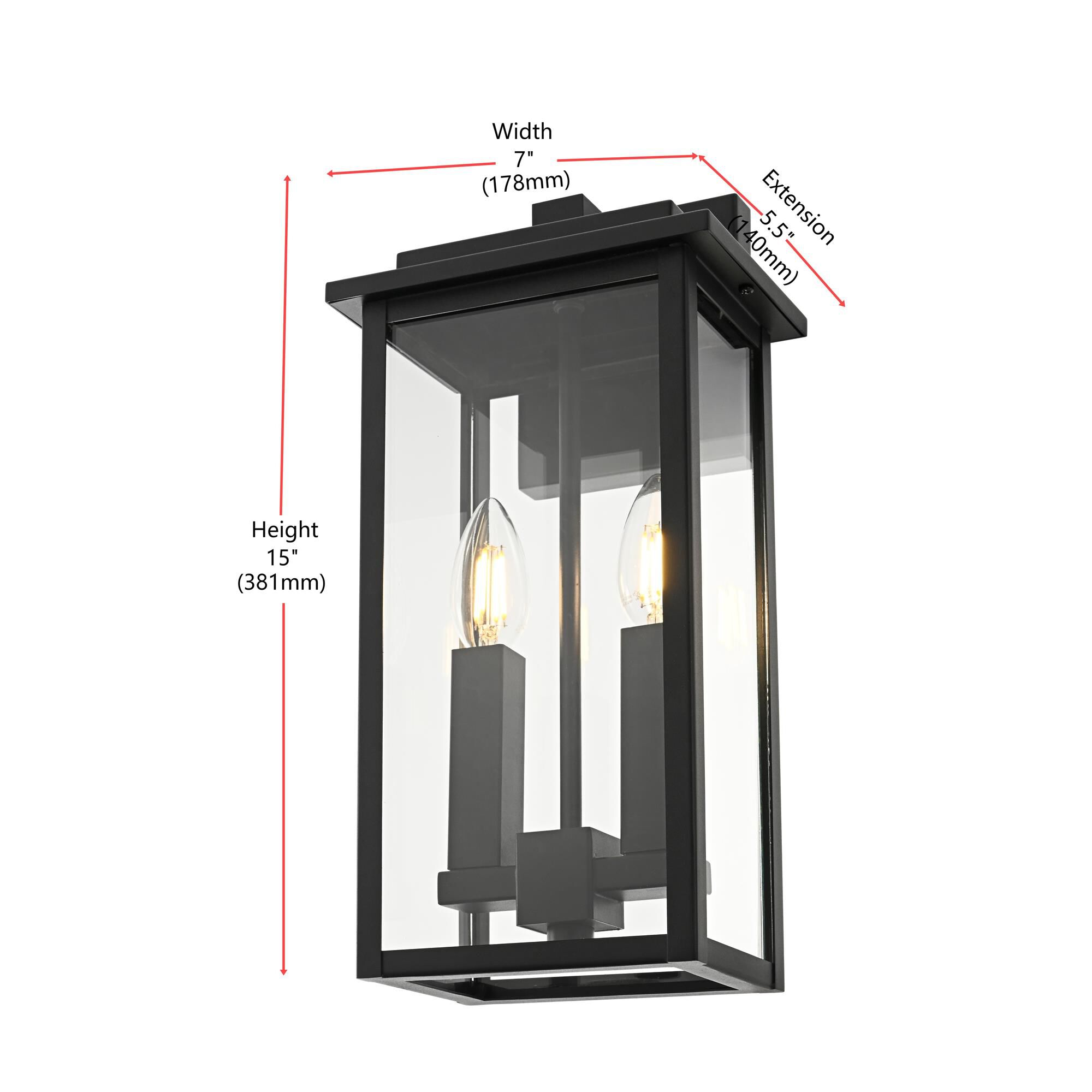 Shown in Black finish