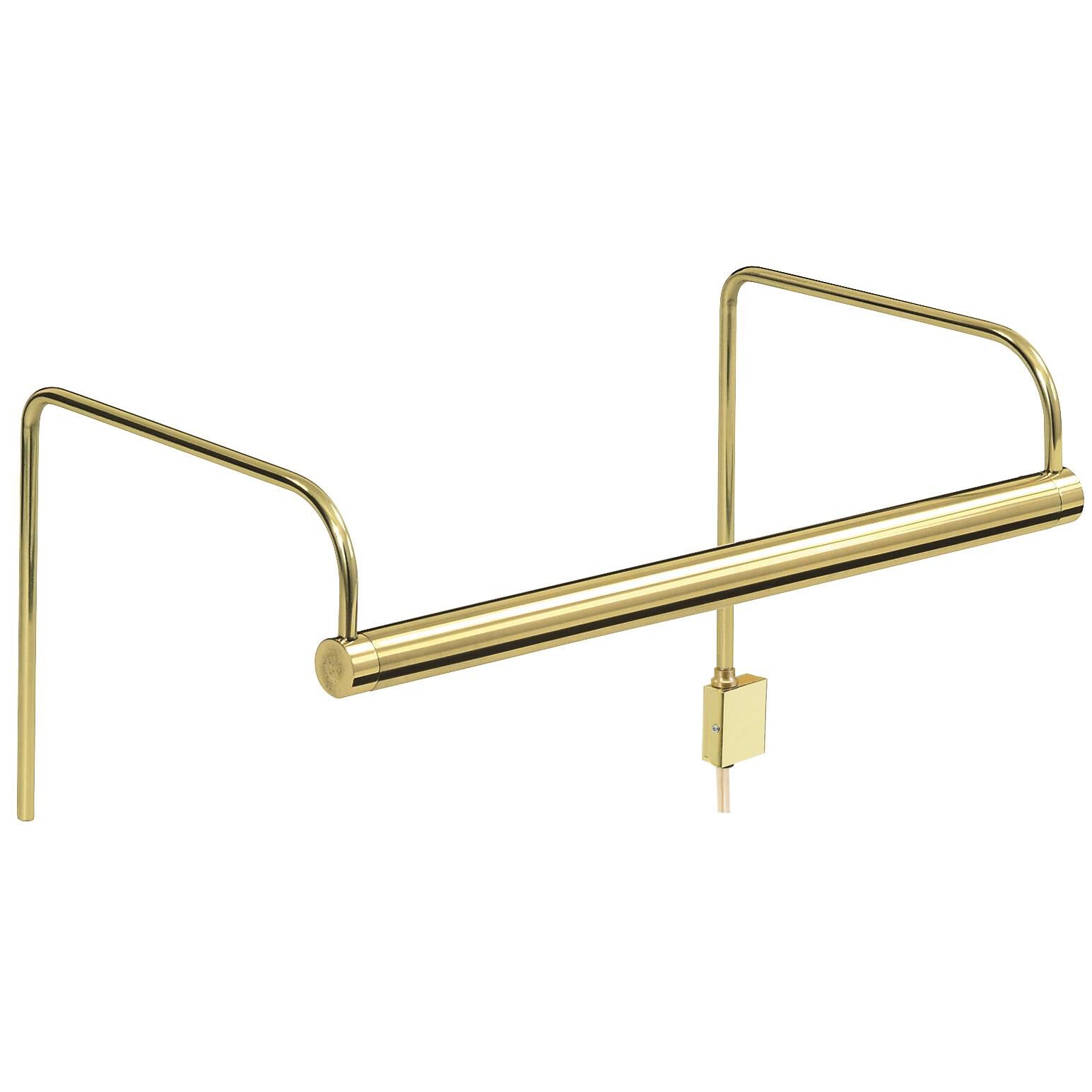Shown in Polished Brass finish and Metal shade