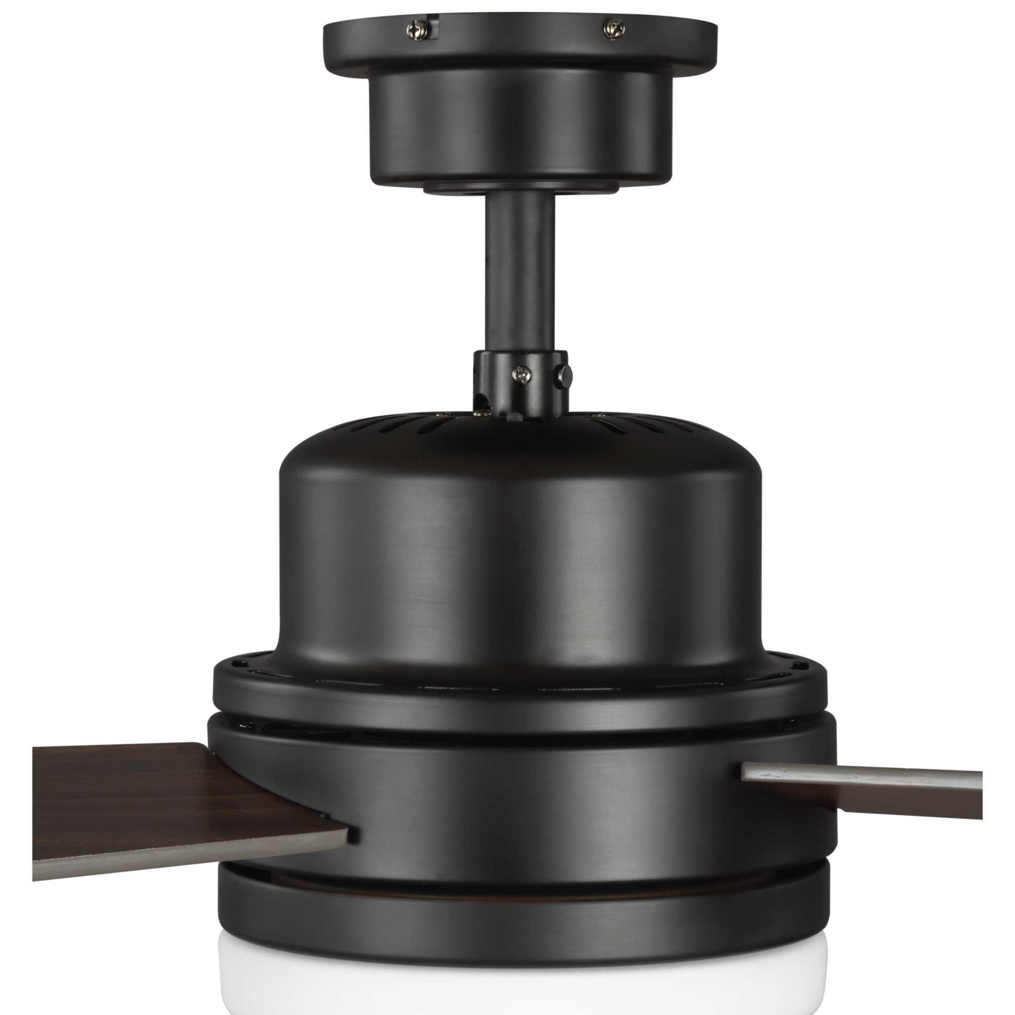 Shown in Architectural Bronze finish and White Opal glass