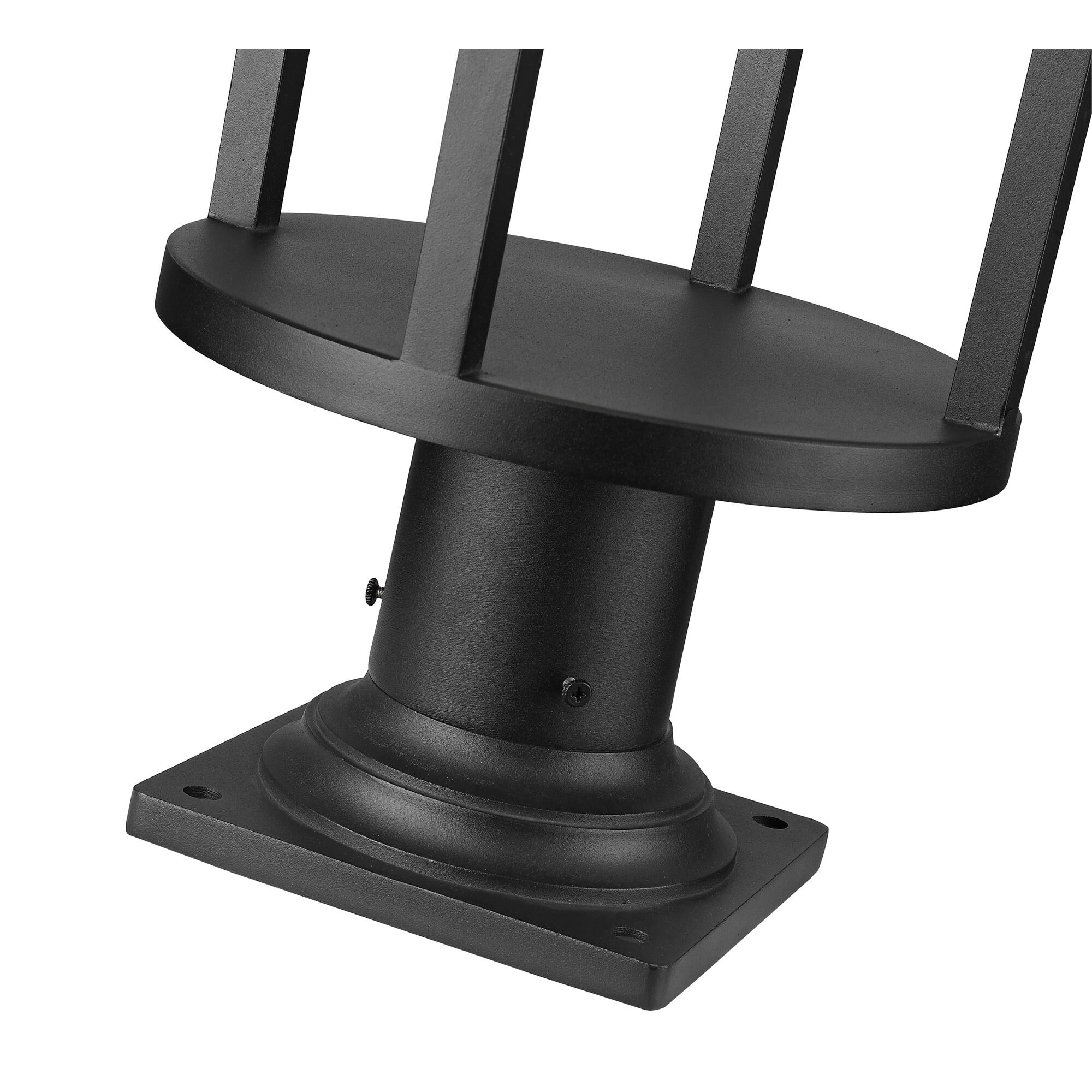 Shown in Matte Black finish and Etched glass