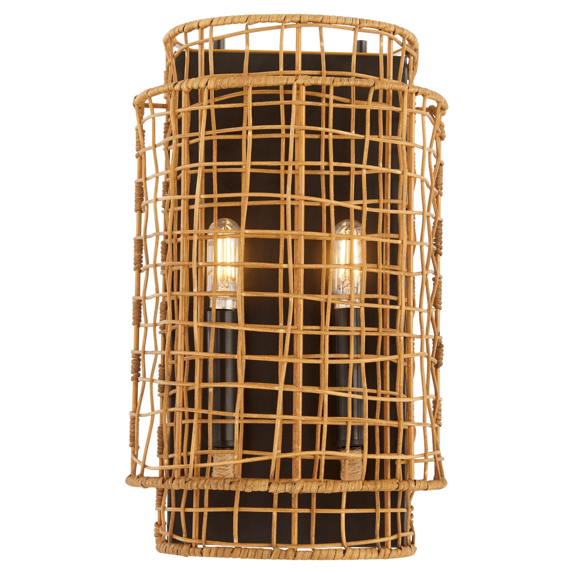 Abaca 9 Inch Wall Sconce by Quorum International
