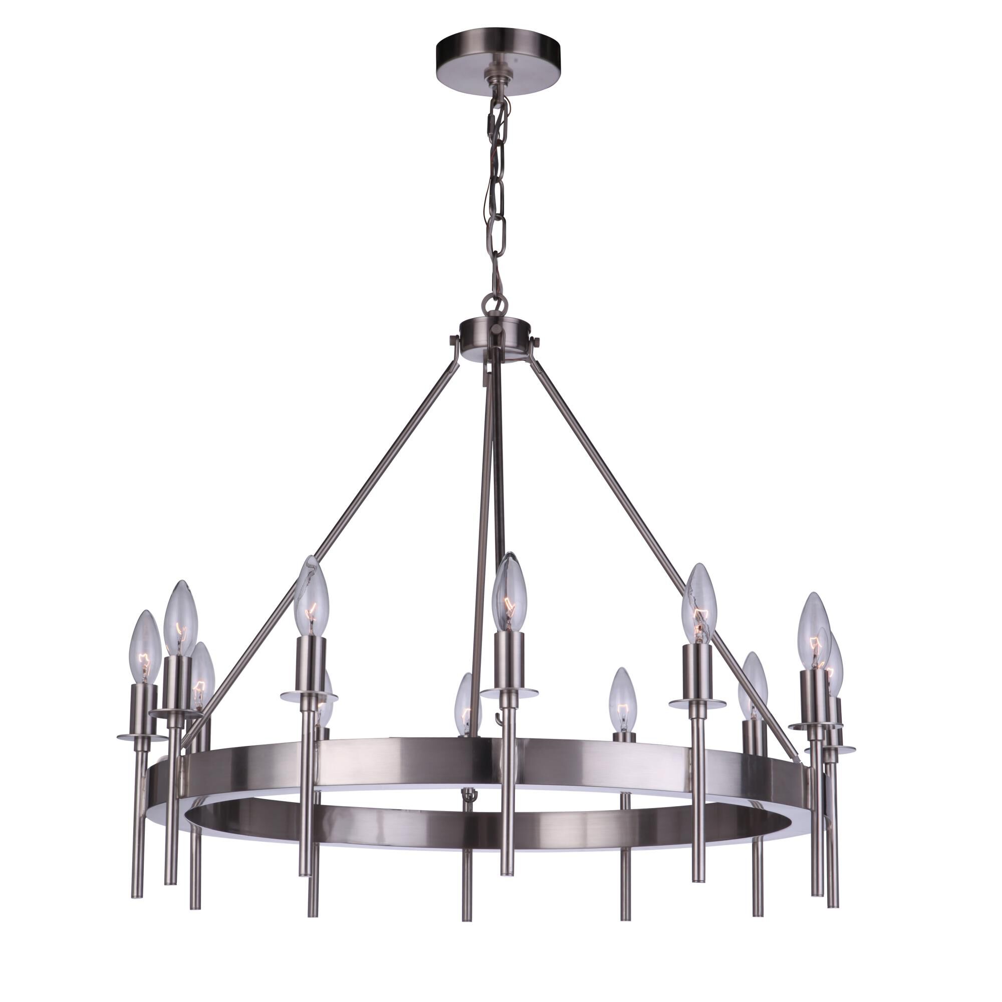 Larrson 28 Inch 12 Light Chandelier by Craftmade