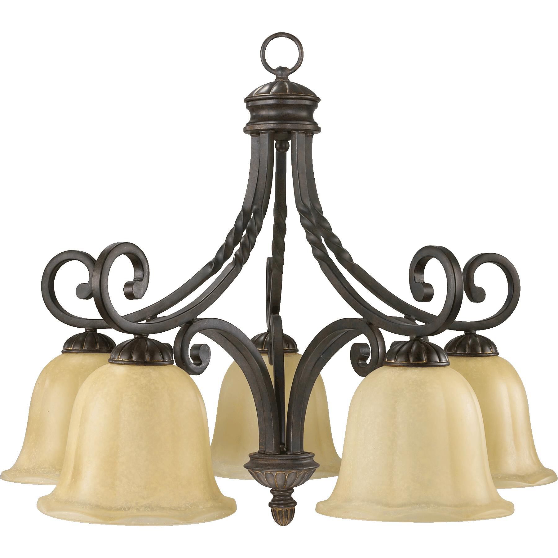 Shown in Toasted Sienna finish and Amber Scavo glass 