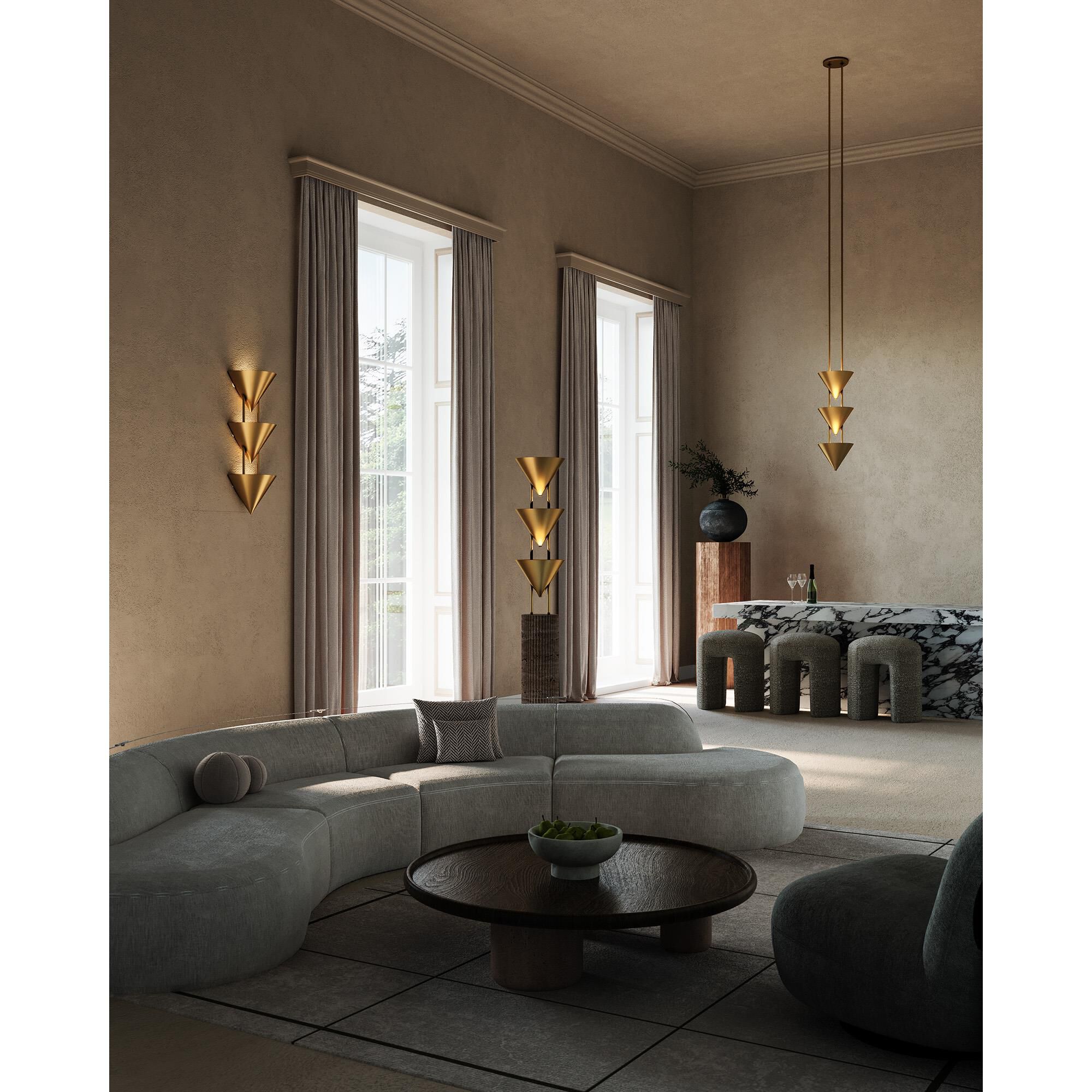 Shown in Patina Brass finish