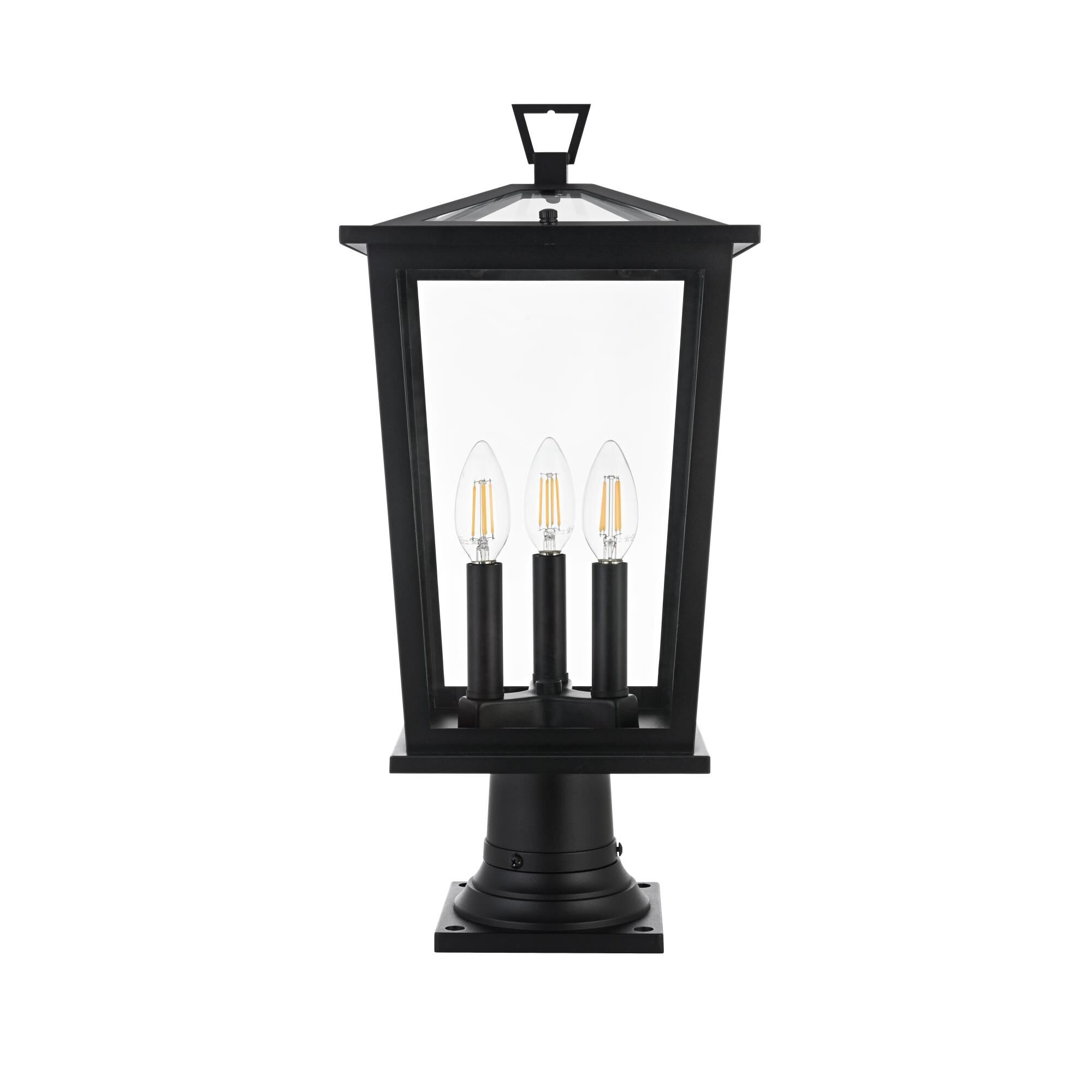 Cayman 21 Inch Outdoor Post Lamp by Elegant Lighting