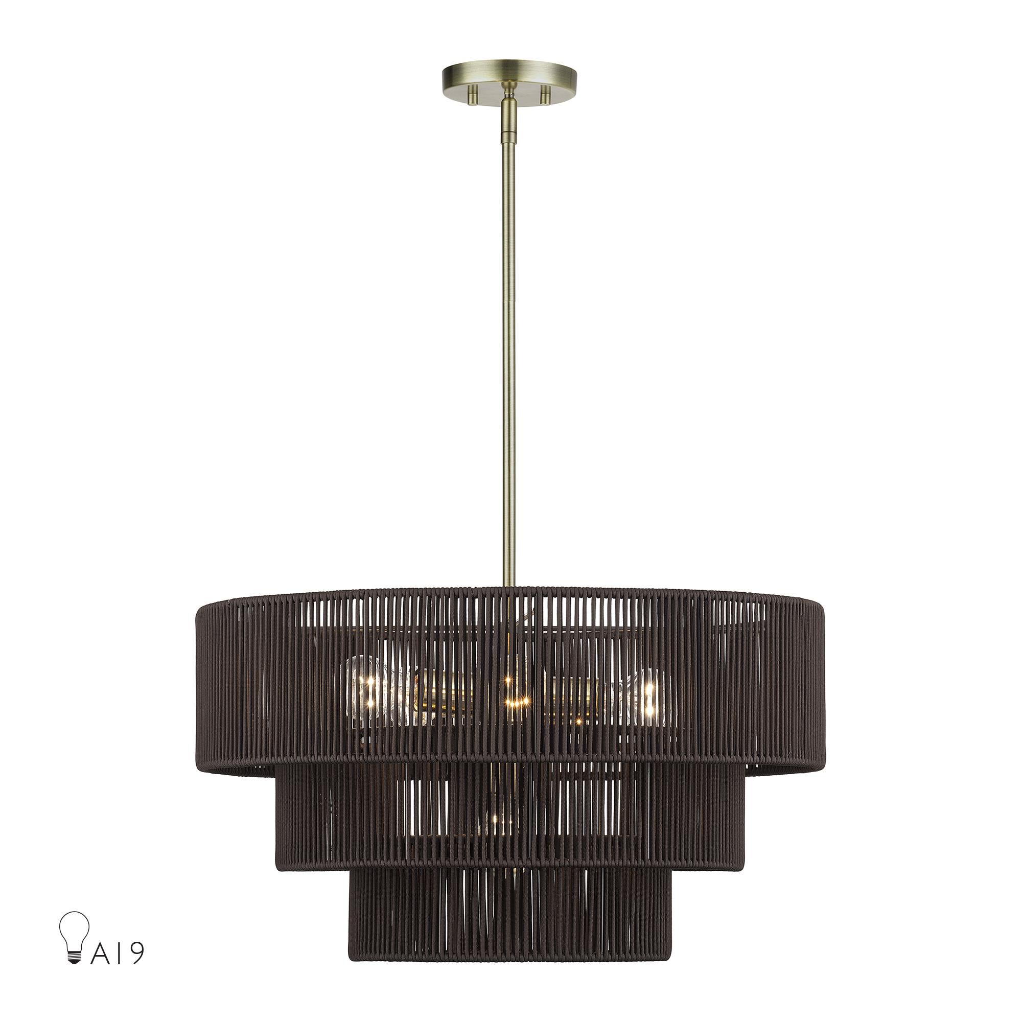 Acordia 23 Inch Large Pendant by Livex Lighting
