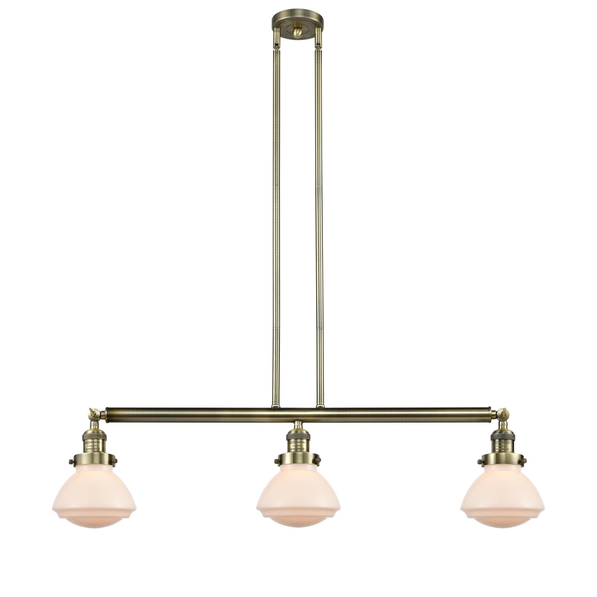 Bruno Marashlian Olean 39 Inch 3 Light Linear Suspension Light by Innovations Lighting