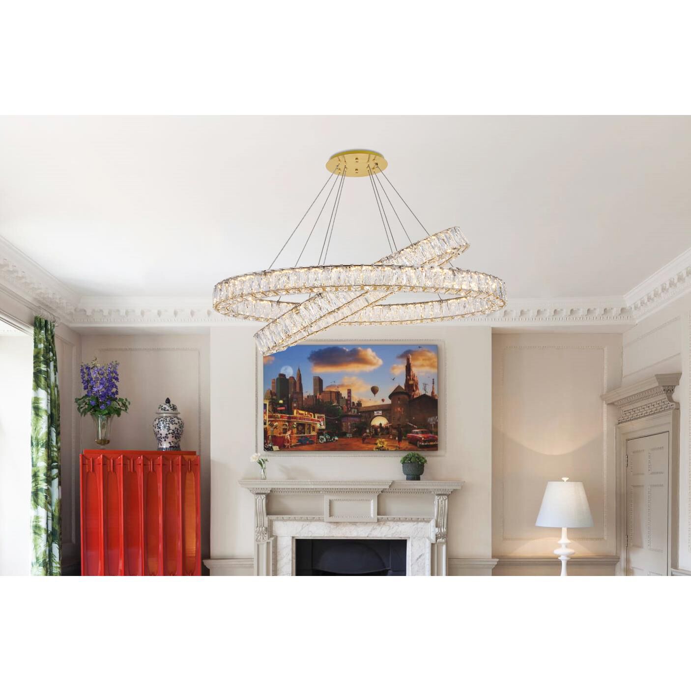 Monroe Chandelier by Elegant Lighting