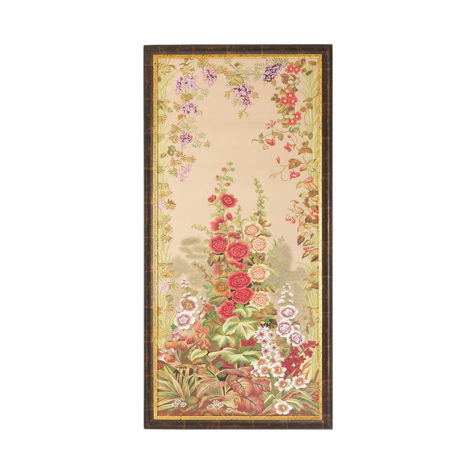 HOLLYHOCKS-A Painting by Chelsea House