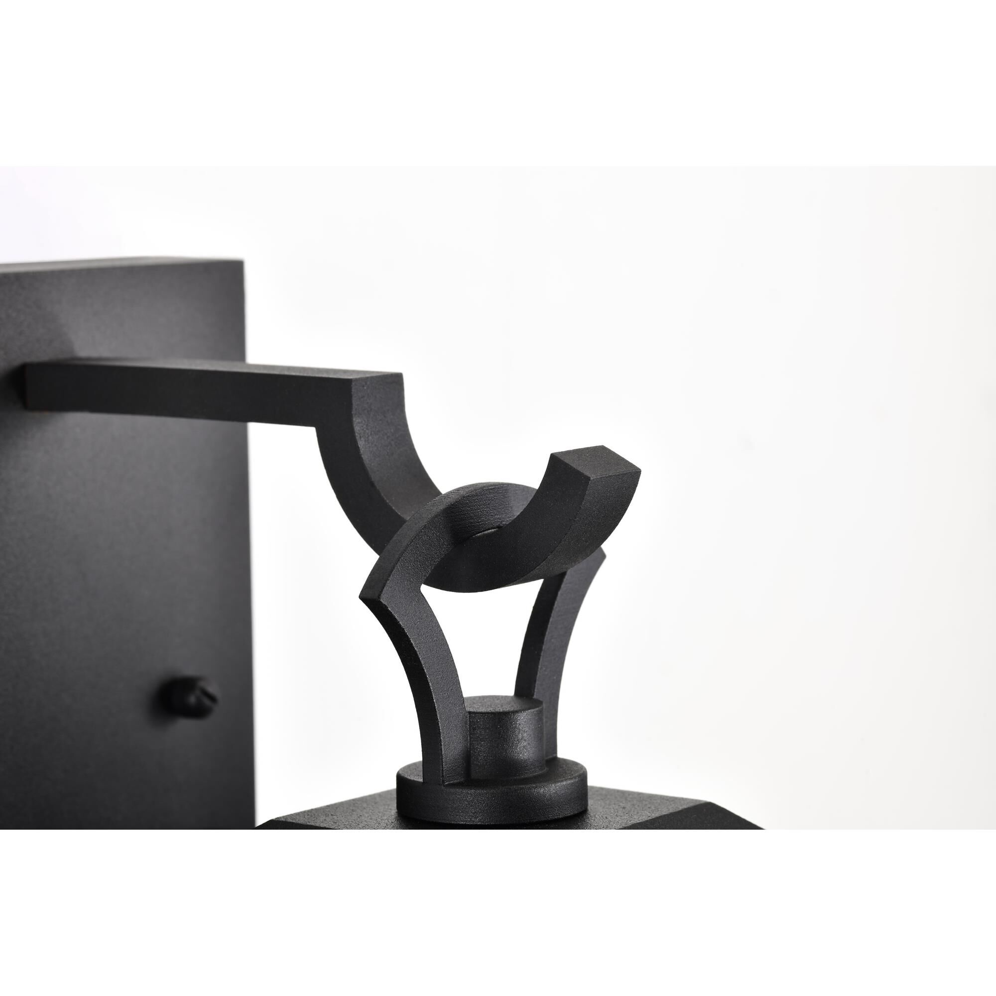 Shown in Matte Black finish and Clear glass