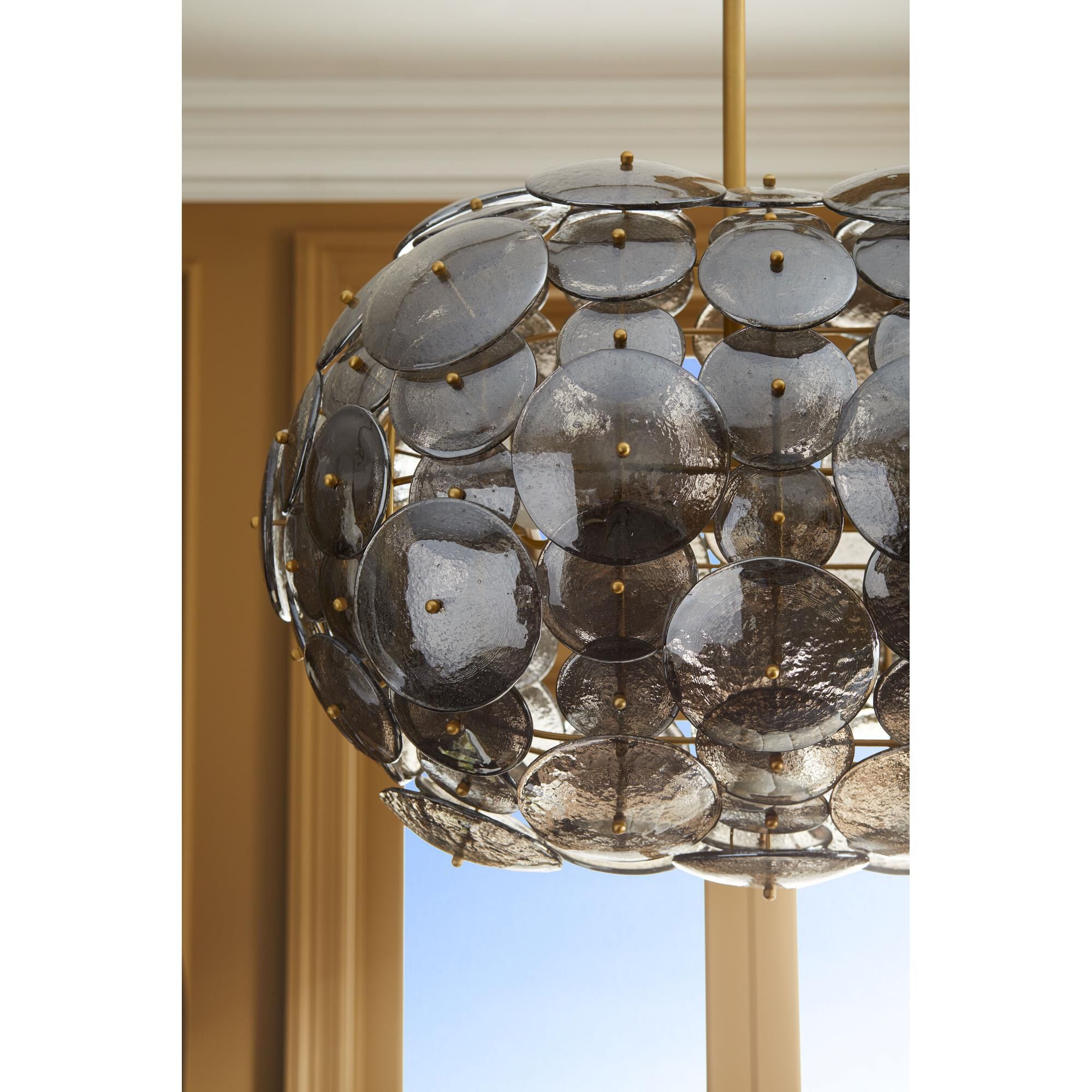 Nebula 42 Inch 8 Light Linear Suspension Light by Arteriors Home