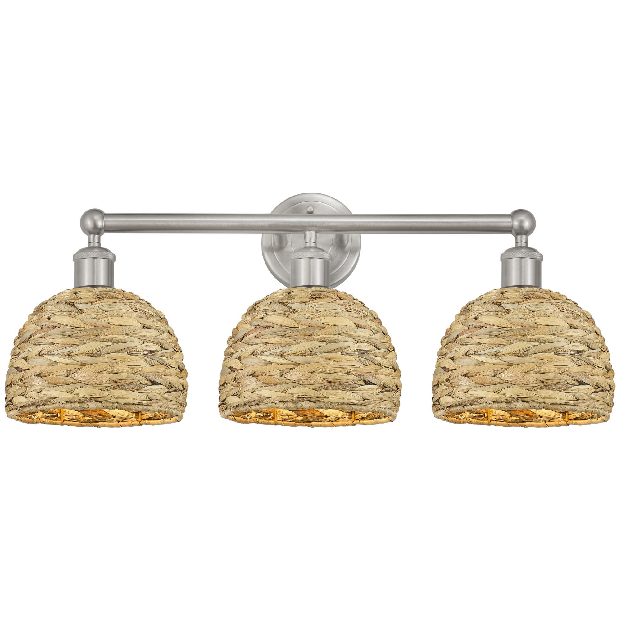 Bruno Marashlian Woven Rattan 26 Inch Bath Vanity Light by Innovations Lighting