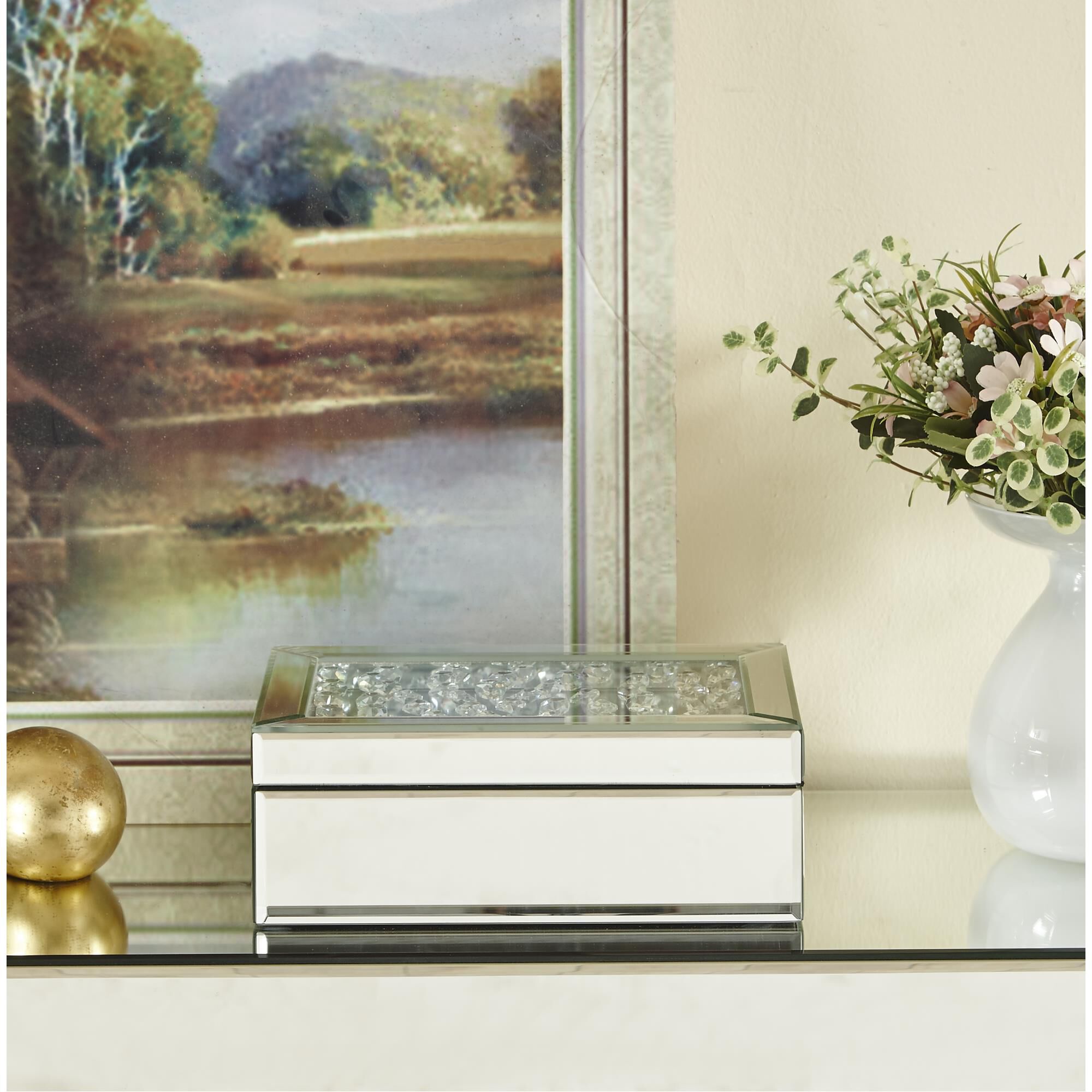 Sparkle Accent Box by Elegant Decor