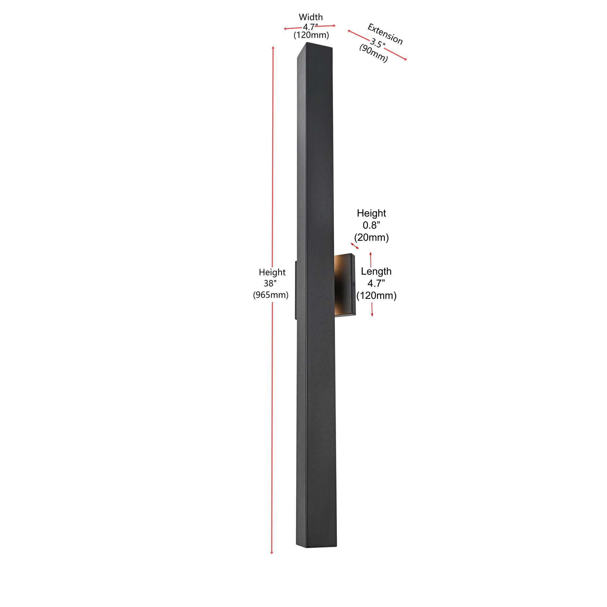 Troy 5 Inch Outdoor Wall Light by Elegant Lighting