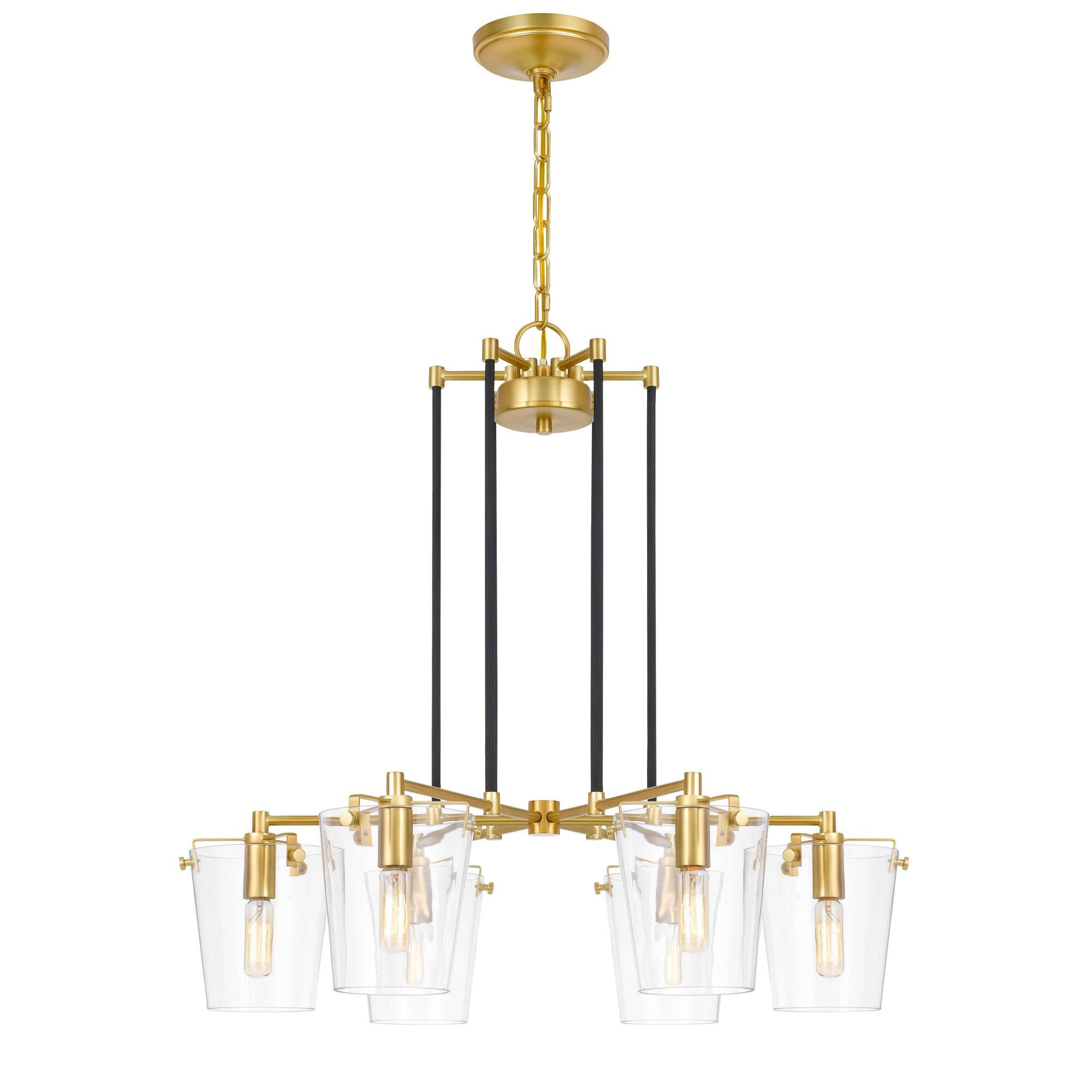 Arlo 26 Inch 6 Light Chandelier by Varaluz