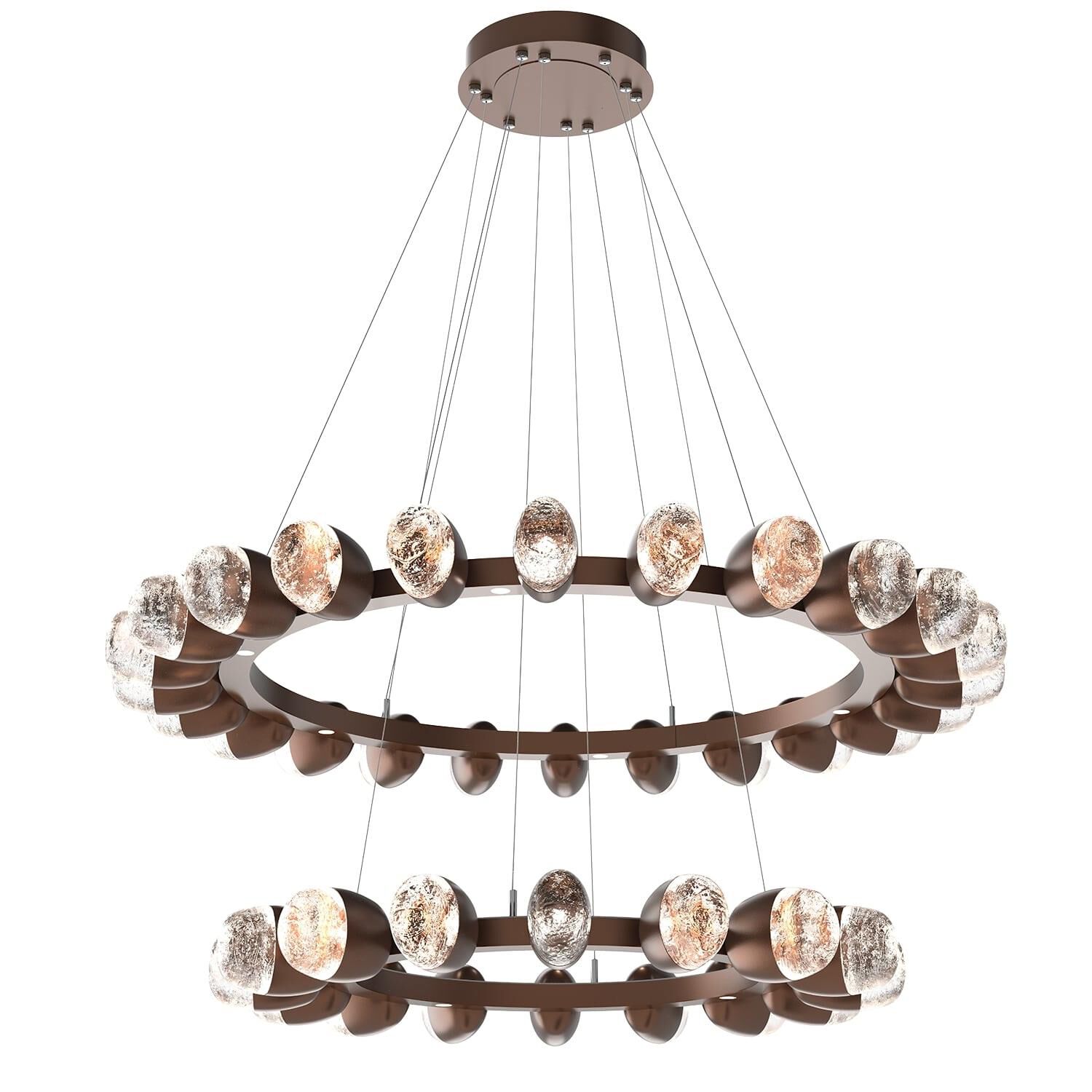 Pebble Chandelier by Hammerton Studio