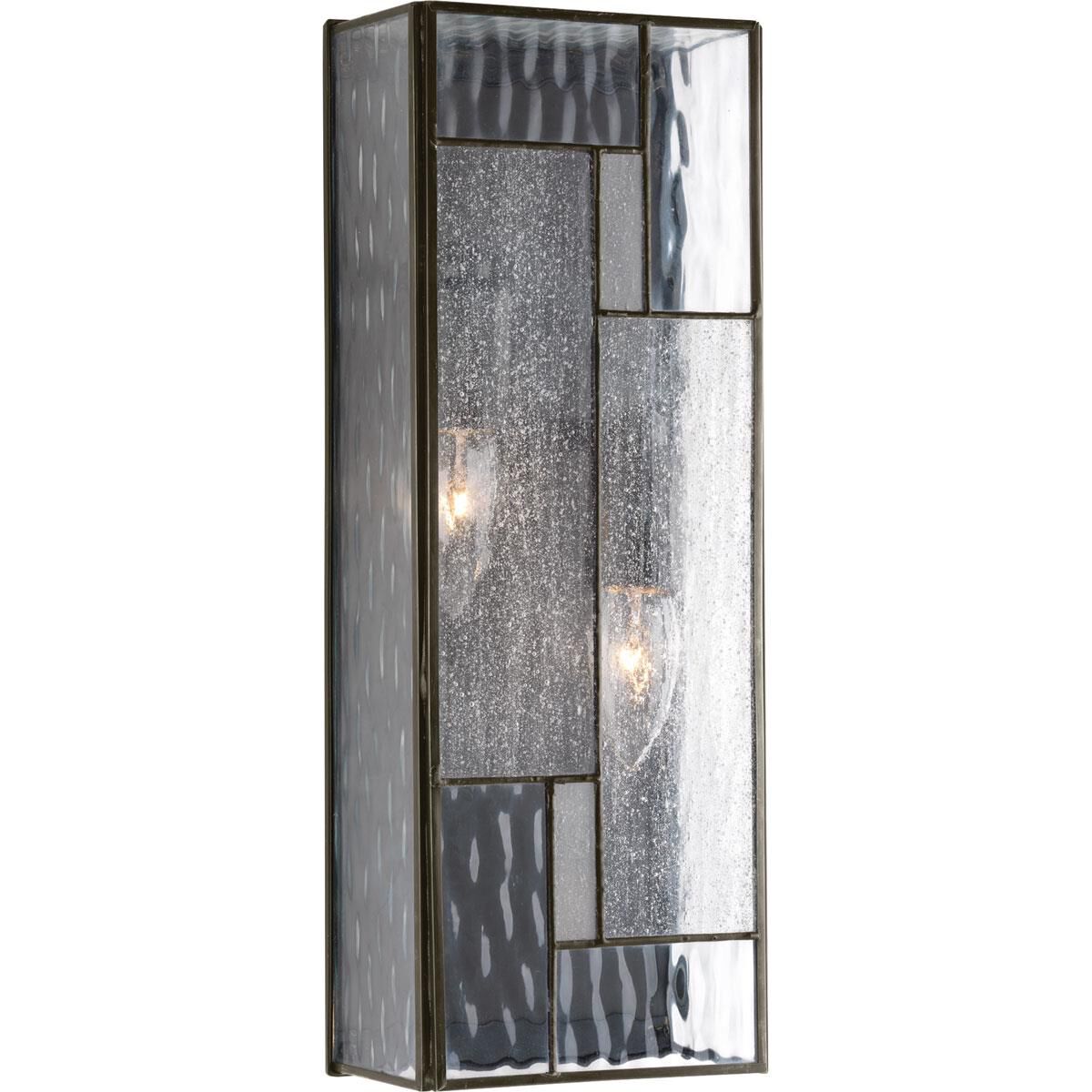 Geometric 16 Inch Tall 2 Light Outdoor Wall Light by Progress Lighting
