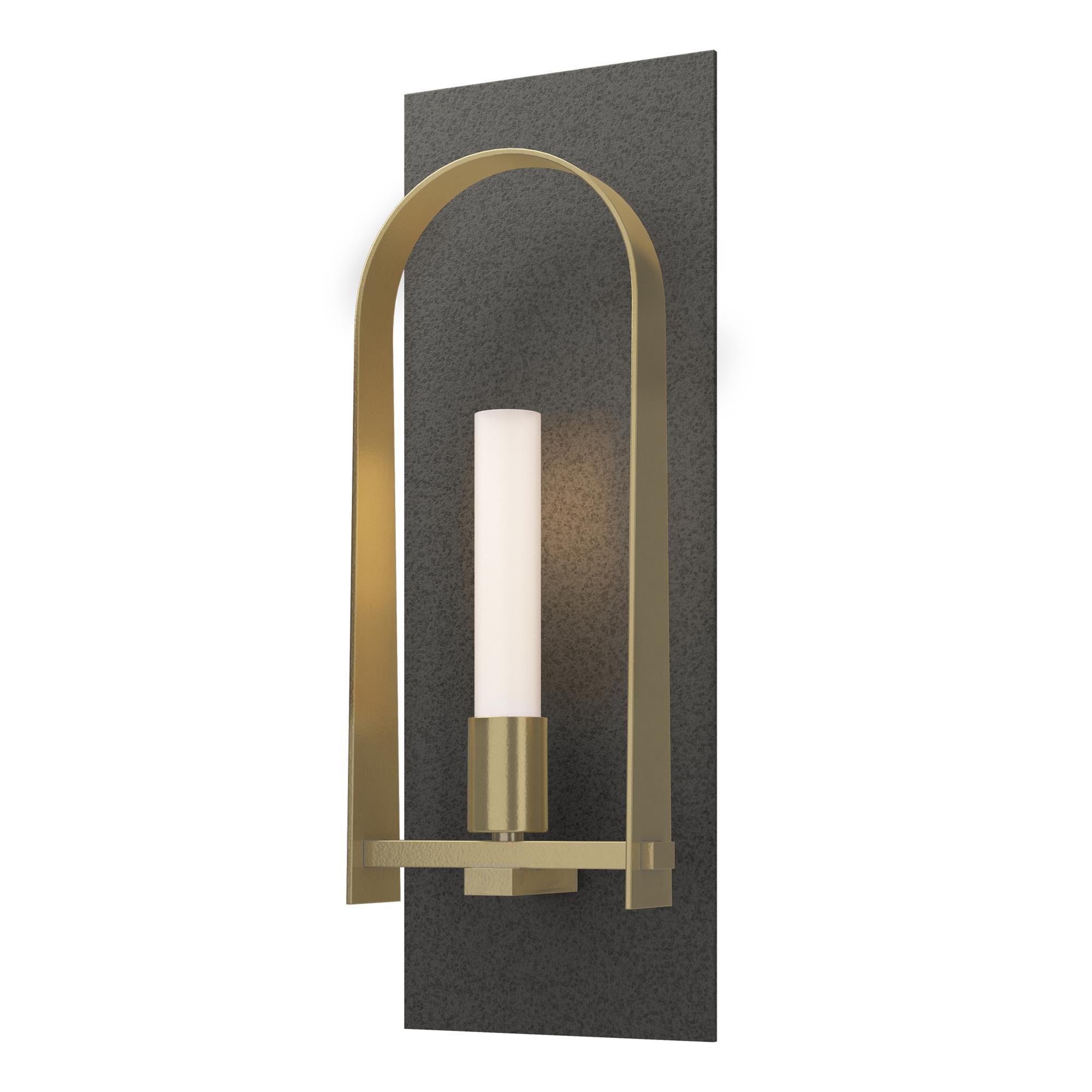 Shown in Natural Iron finish and Frosted glass and Frosted Glass shade