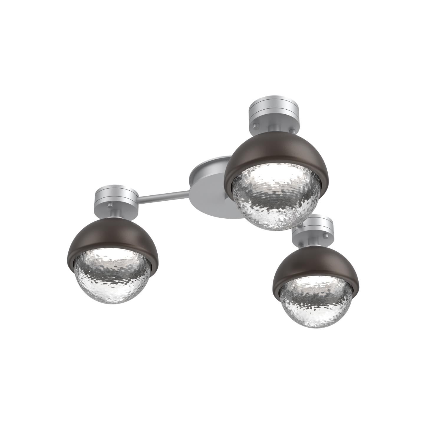Levi Wilson Cabochon 23 Inch Flush Mount by Hammerton Studio