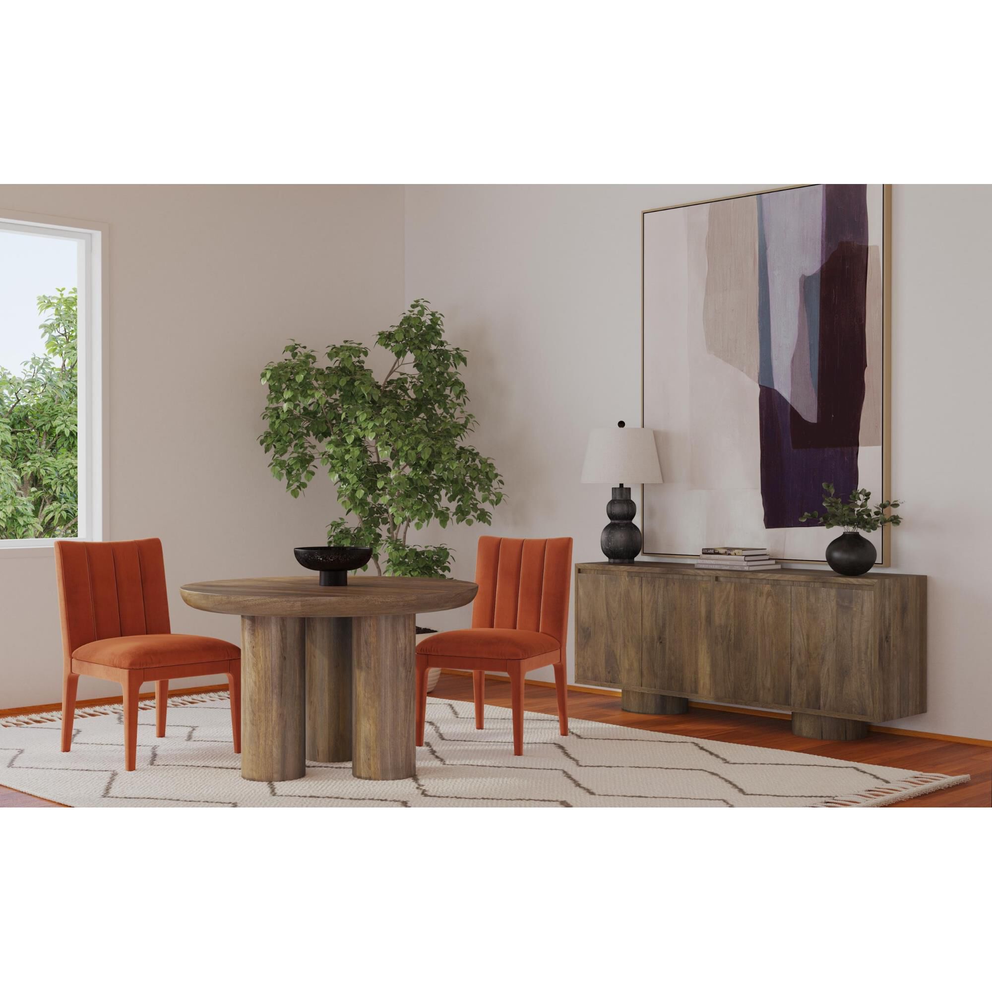 Napa 48 Inch Dining Table By Bassett Mirror Company