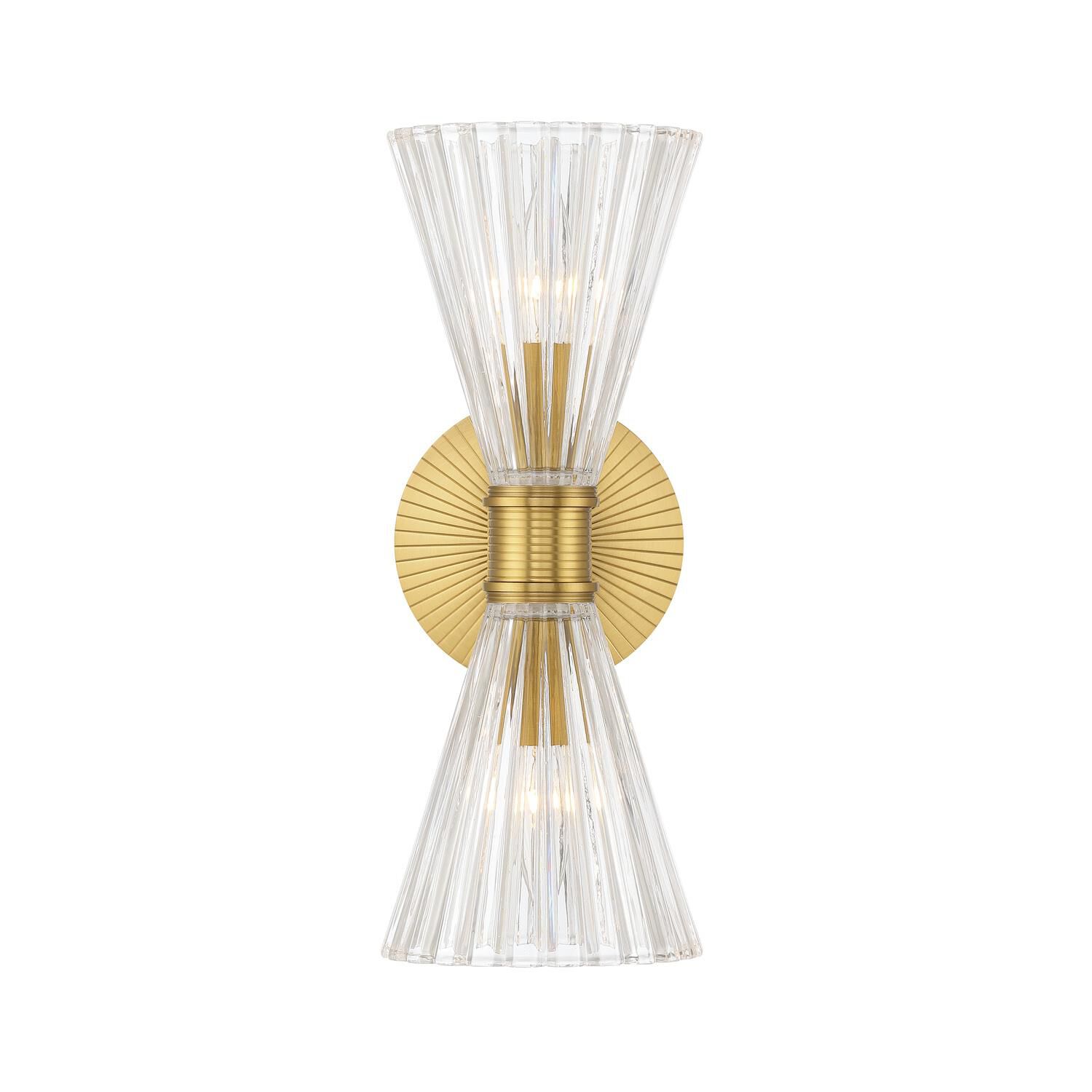 Lotus 14 Inch Wall Sconce by Crystorama