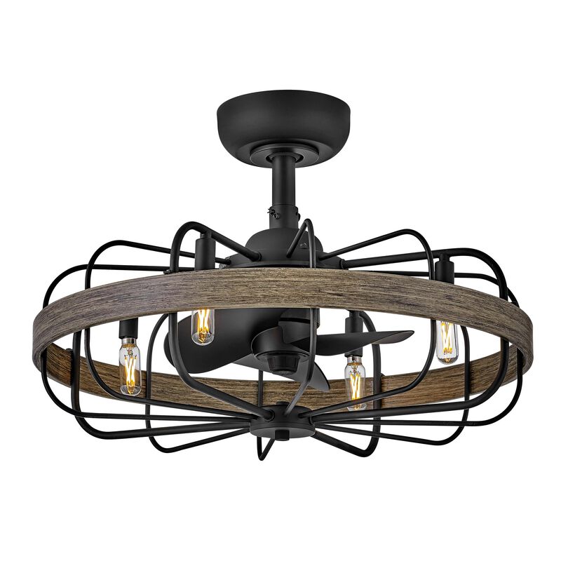 Eli 12 Inch Chandelier Ceiling Fan with Light Kit by Hinkley