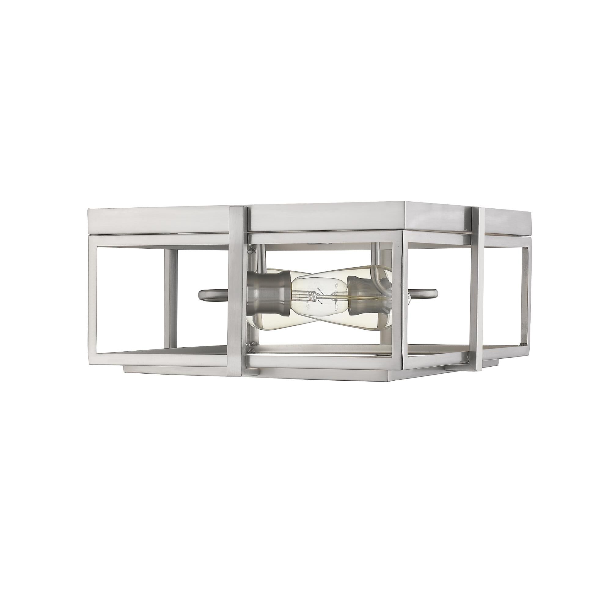 Shown in Brushed Nickel finish and --- glass and --- shade