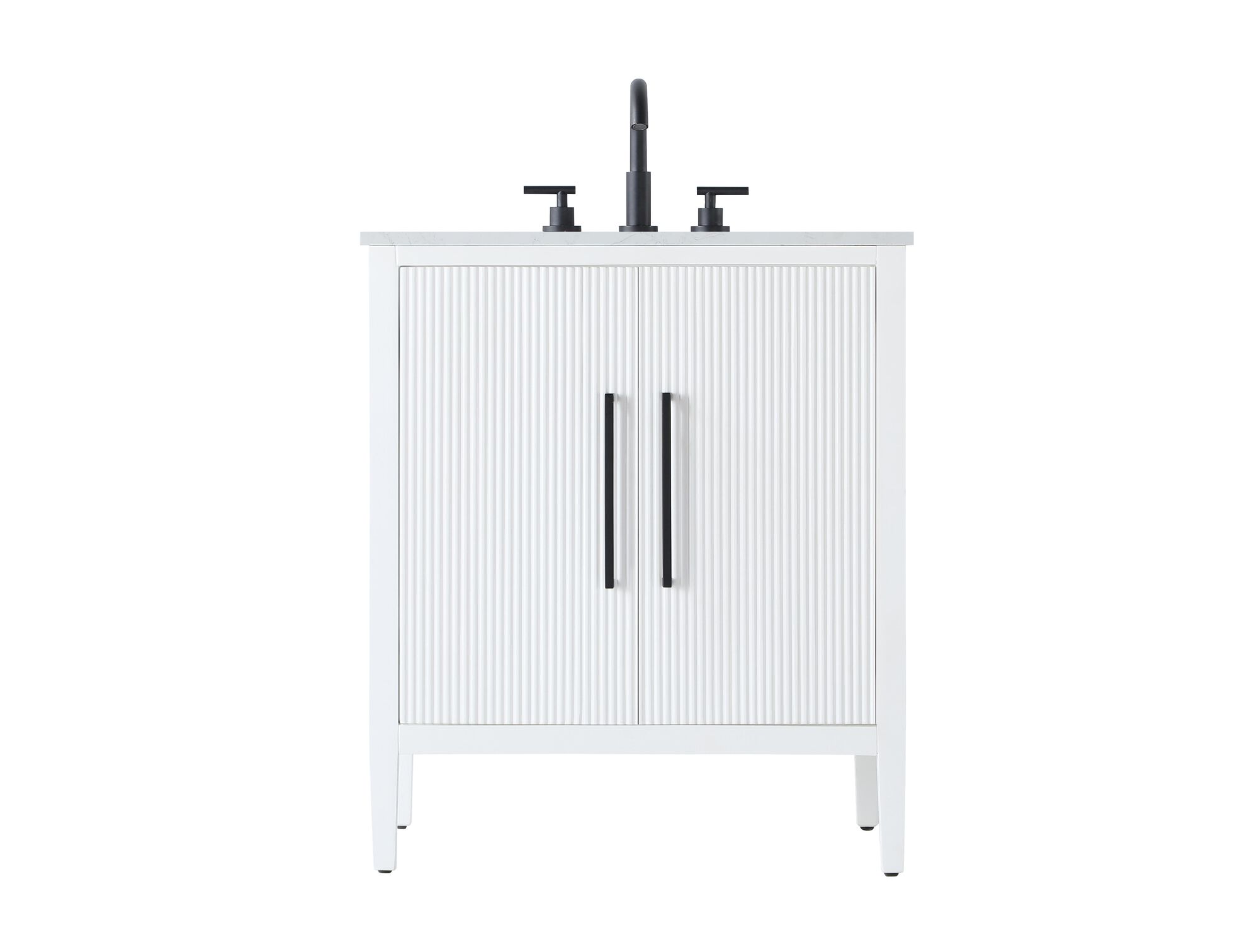 Shown in White finish