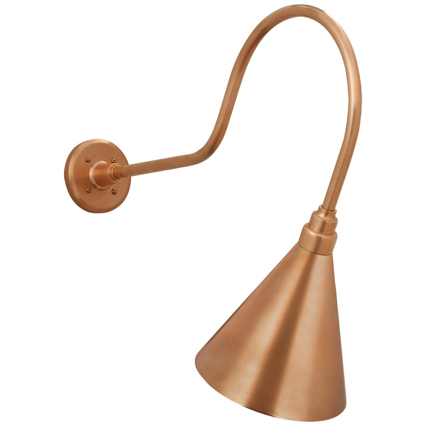 Shown in Soft Copper finish and Copper shade