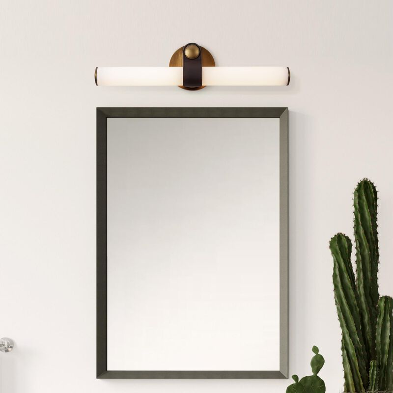 Alan Pepin Ledger 20 Inch Bath Vanity Light by Alora Lighting