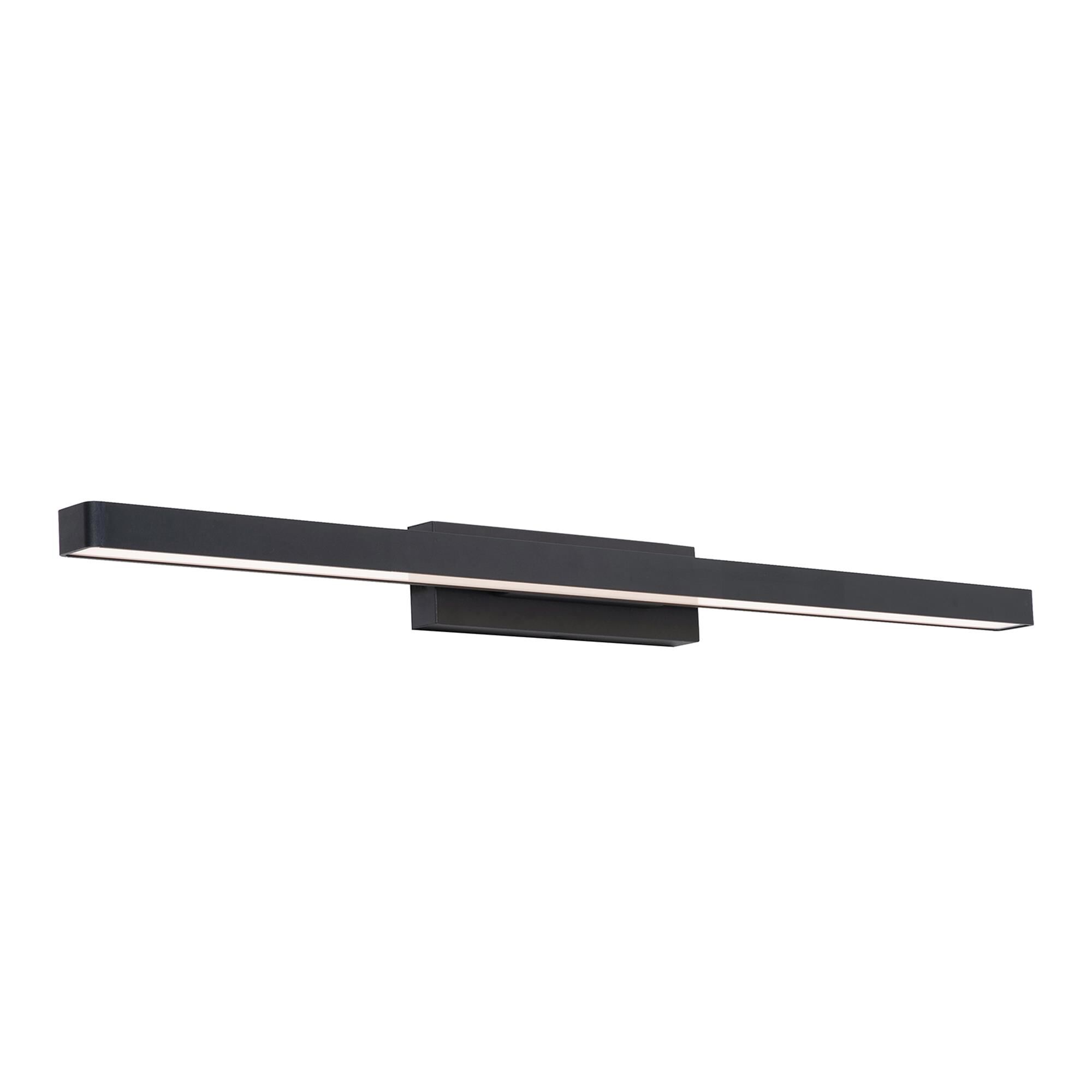 Shown in Black finish and White Acrylic shade