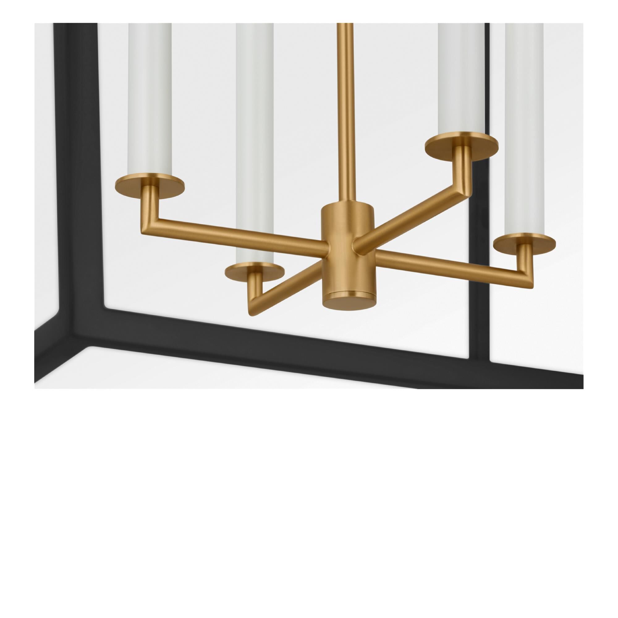 Shown in Midnight Black and Burnished Brass finish