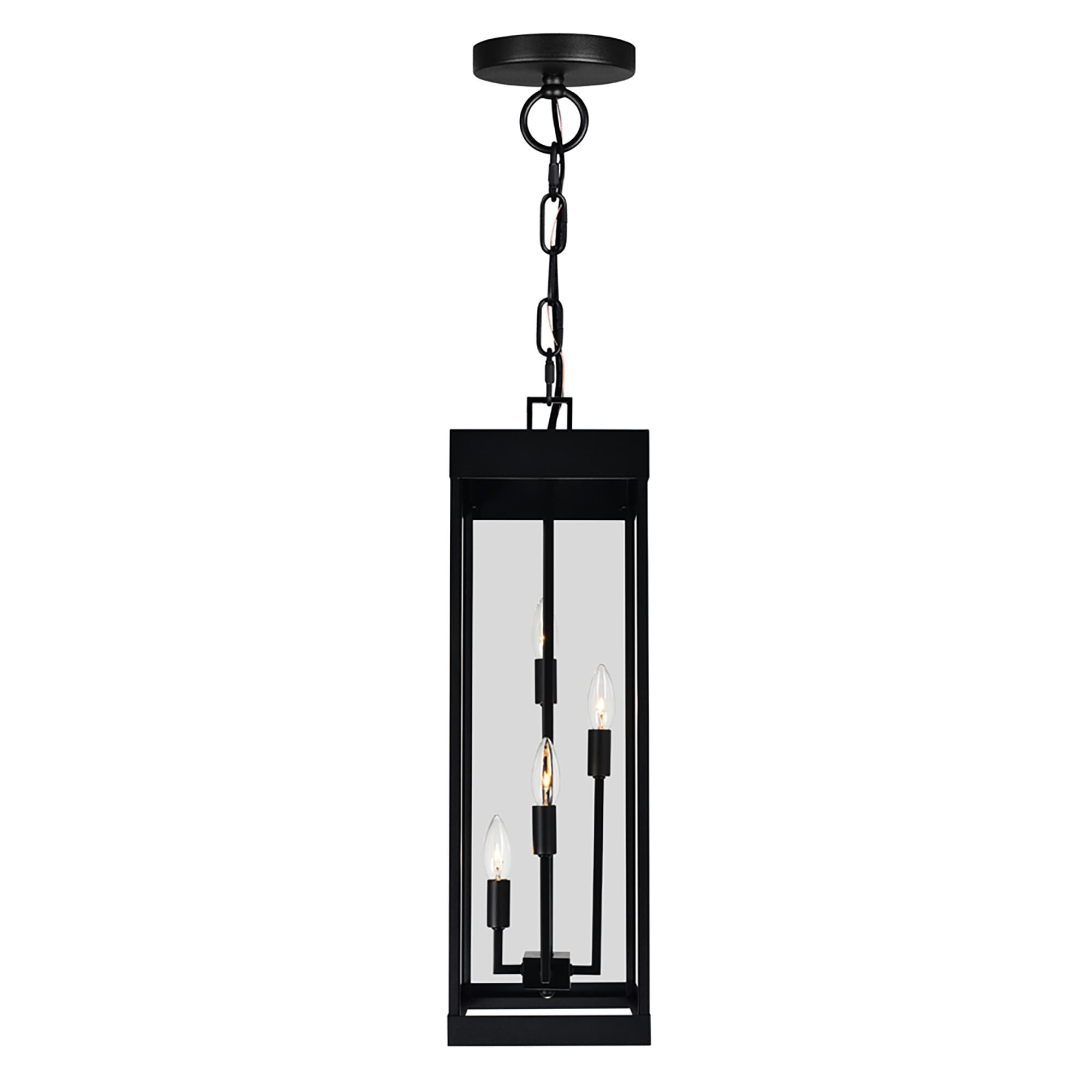 Windsor 22 Inch Tall 4 Light Outdoor Hanging Lantern by CWI Lighting