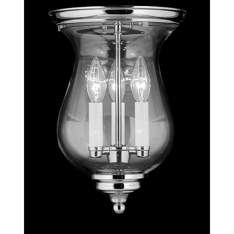 Jamestown 9 Inch 3 Light Flush Mount by Framburg