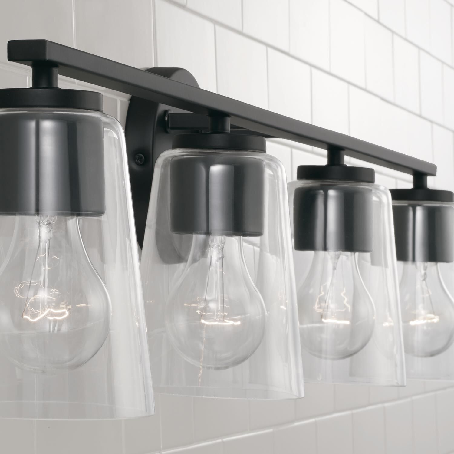 Portman 35 Inch 4 Light Bath Vanity Light by Homeplace by Capital Lighting Fixture Company