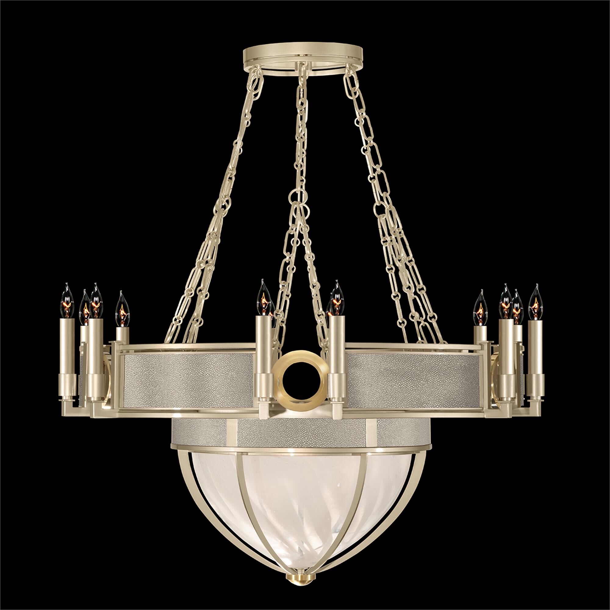 Shown in Champagne and Brass  finish and Coco accent